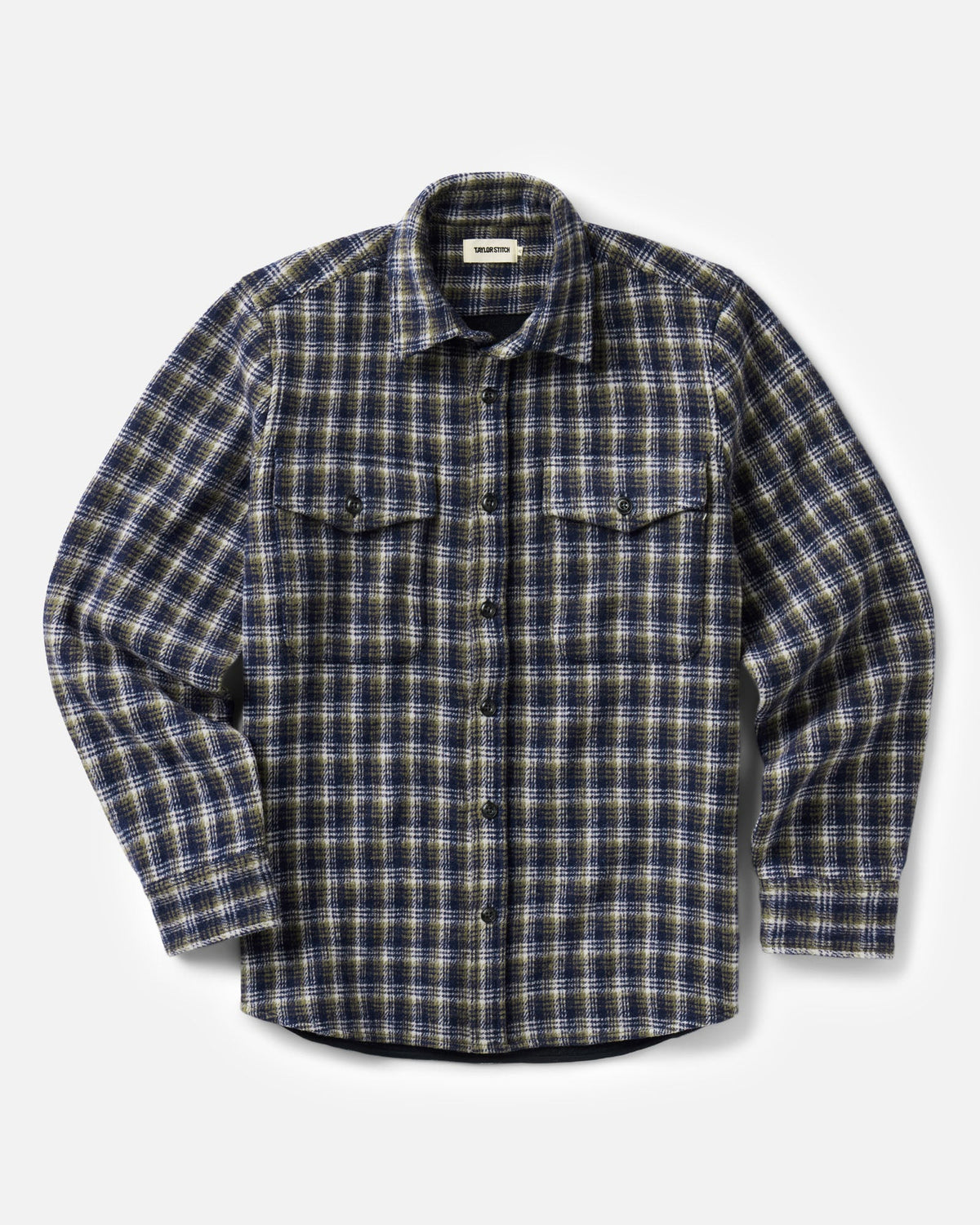 The Maritime Shirt Jacket - Navy Shadow Plaid Wool