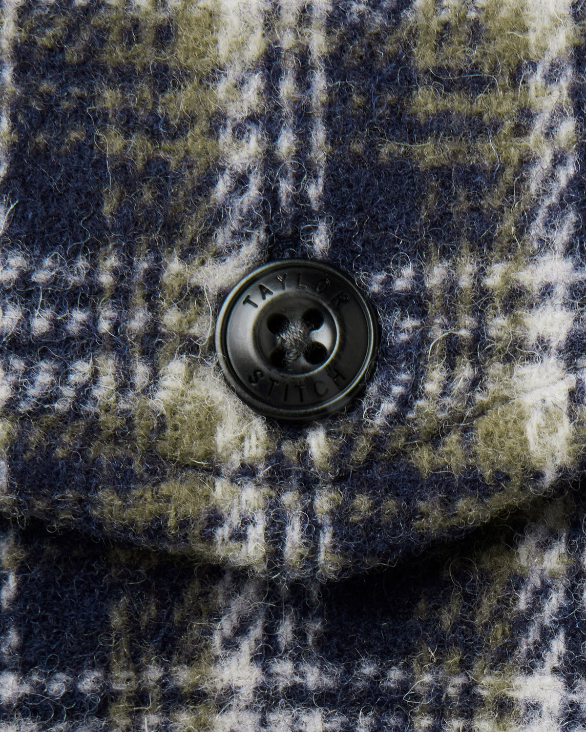 The Maritime Shirt Jacket - Navy Shadow Plaid Wool