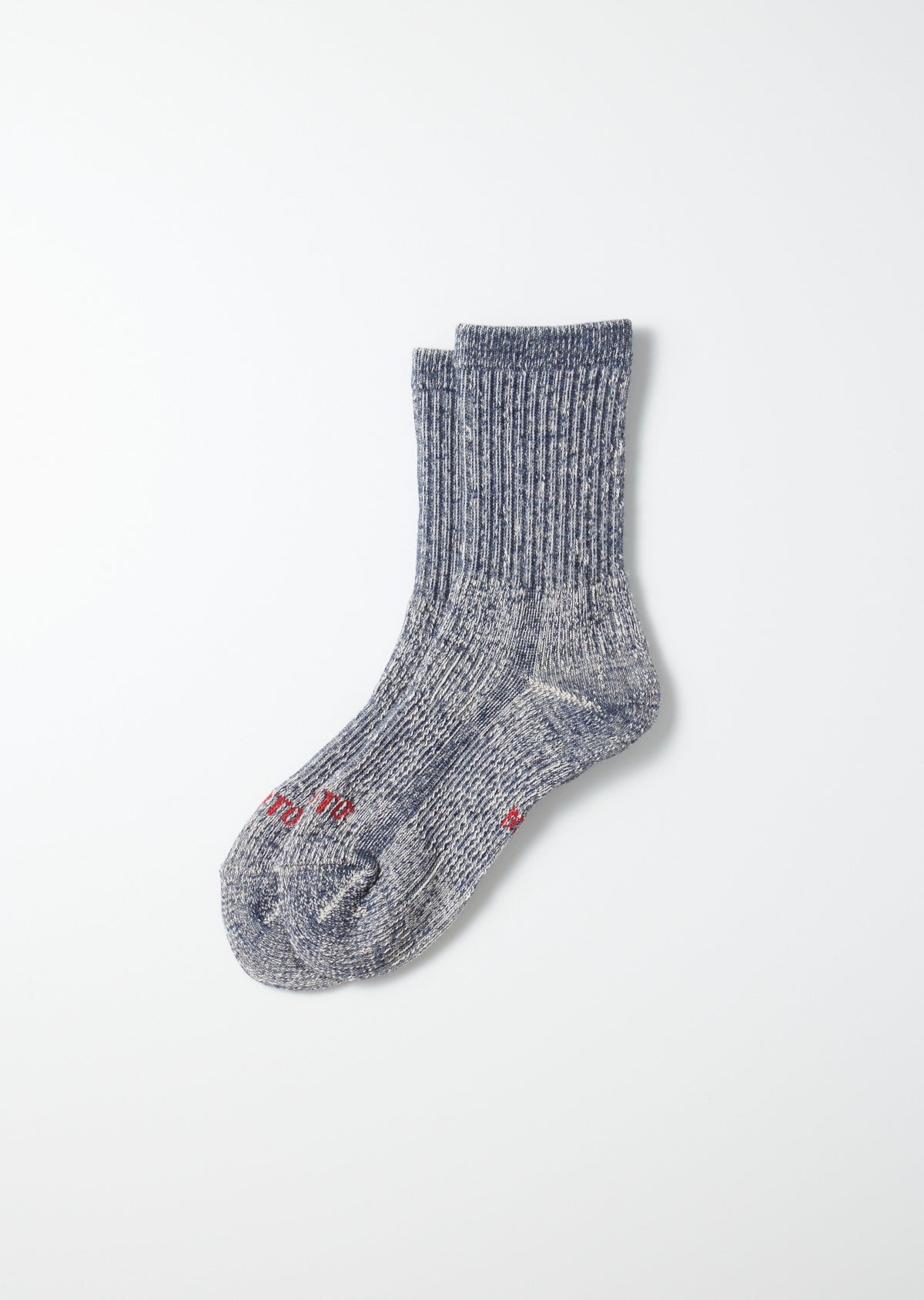Double Face Mini Crew Socks - Navy