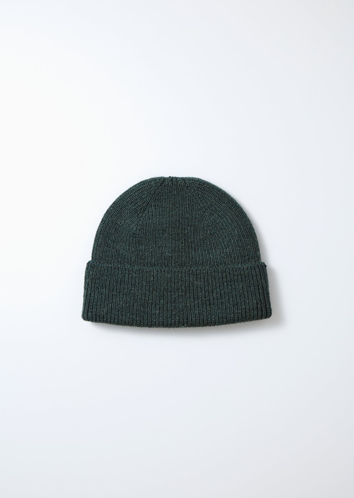 Washable Merino Seamless Beanie - Forest Green