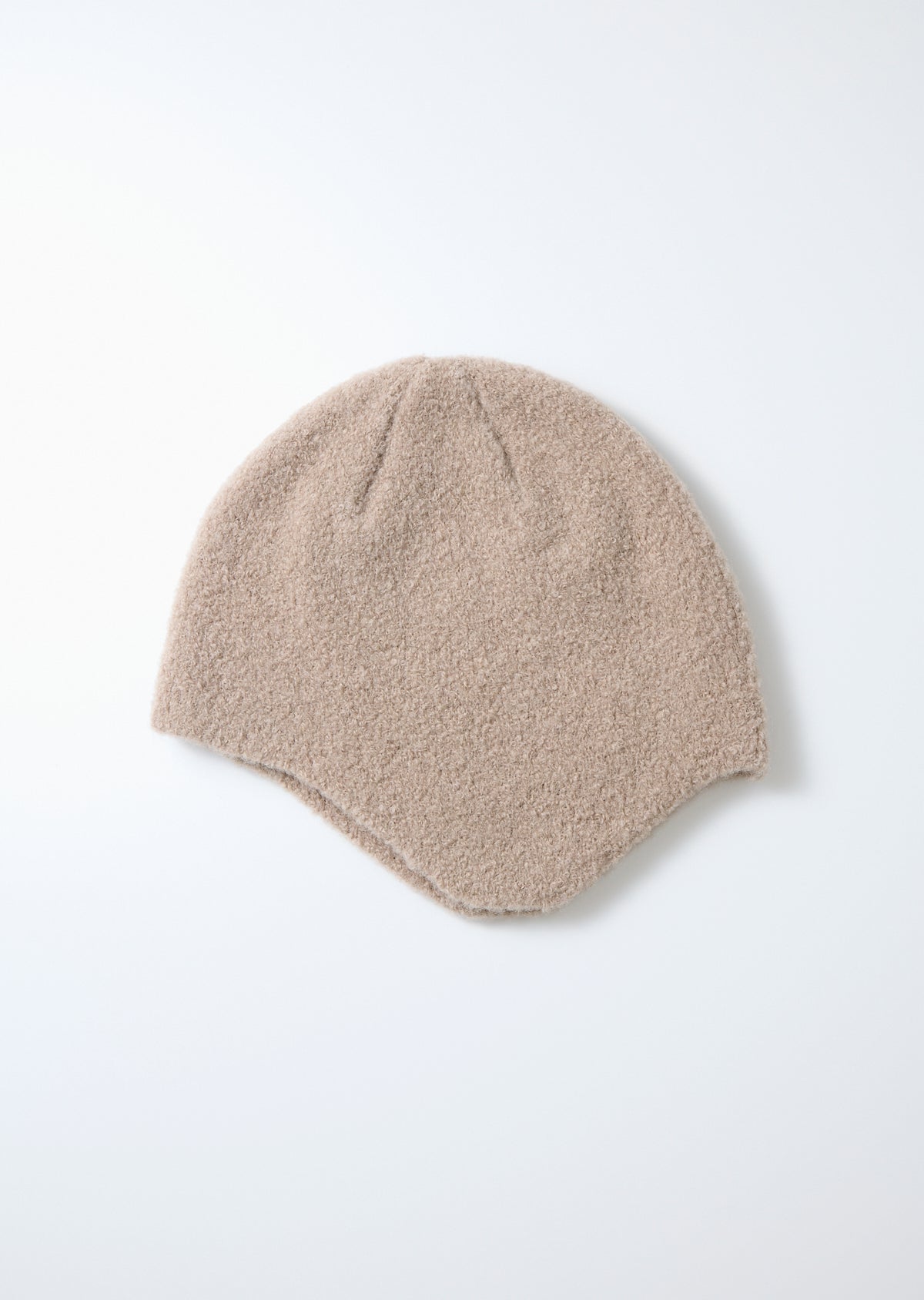 Alpaca Boucle Ear Flap Beanie - Grayge