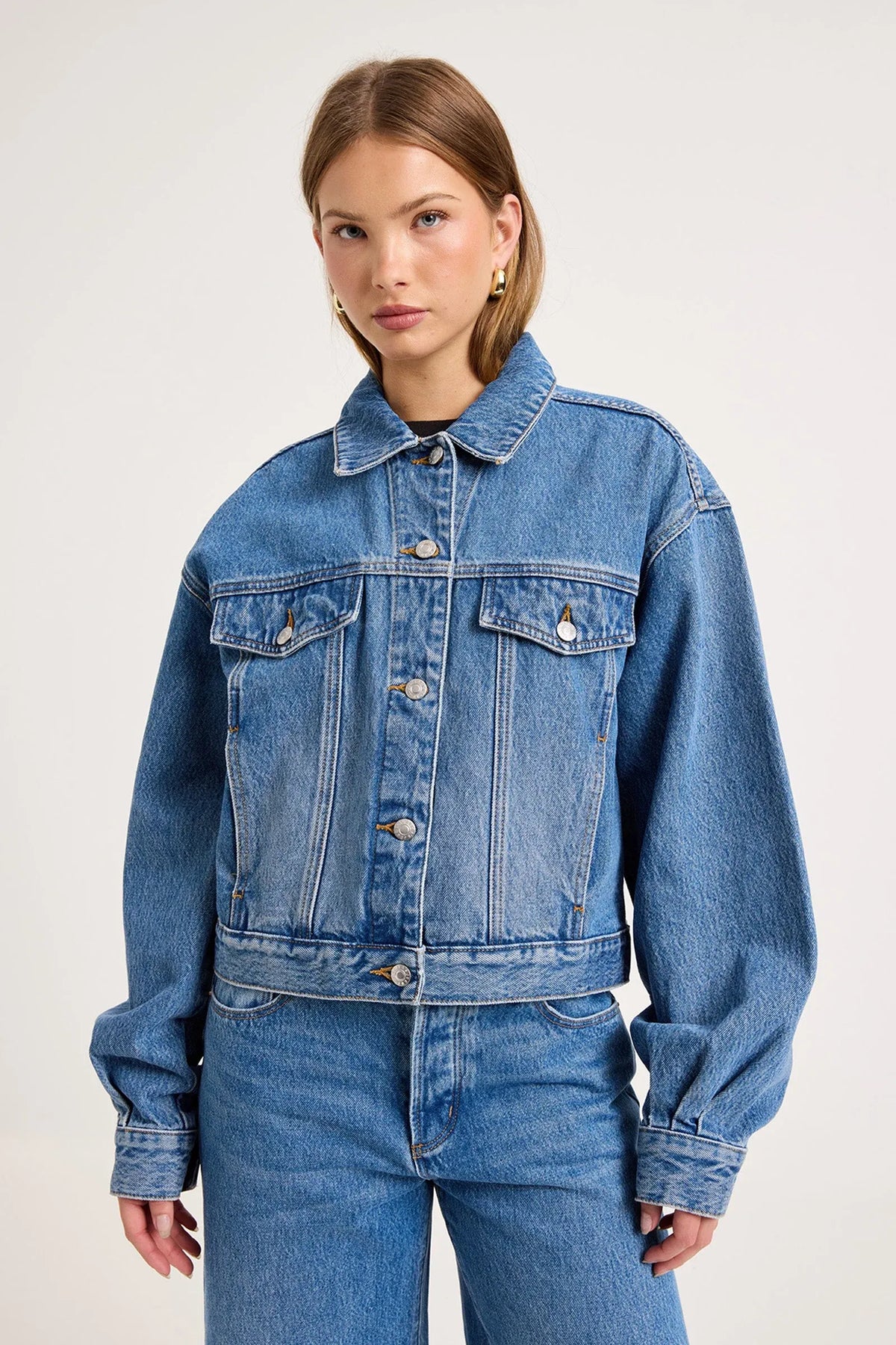 Denim Swing Jacket - Soho Vintage