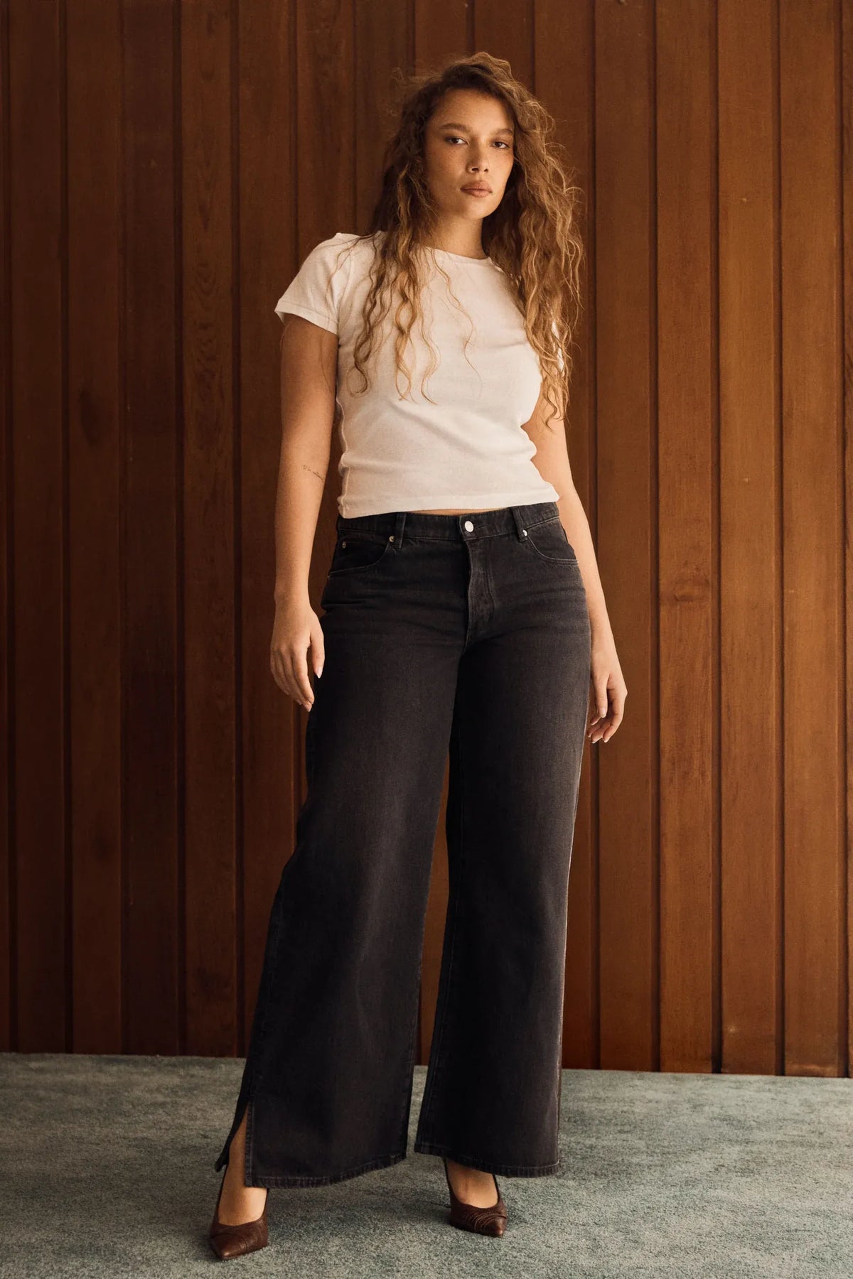 Frankie Loose Jean Long - Mercer Black