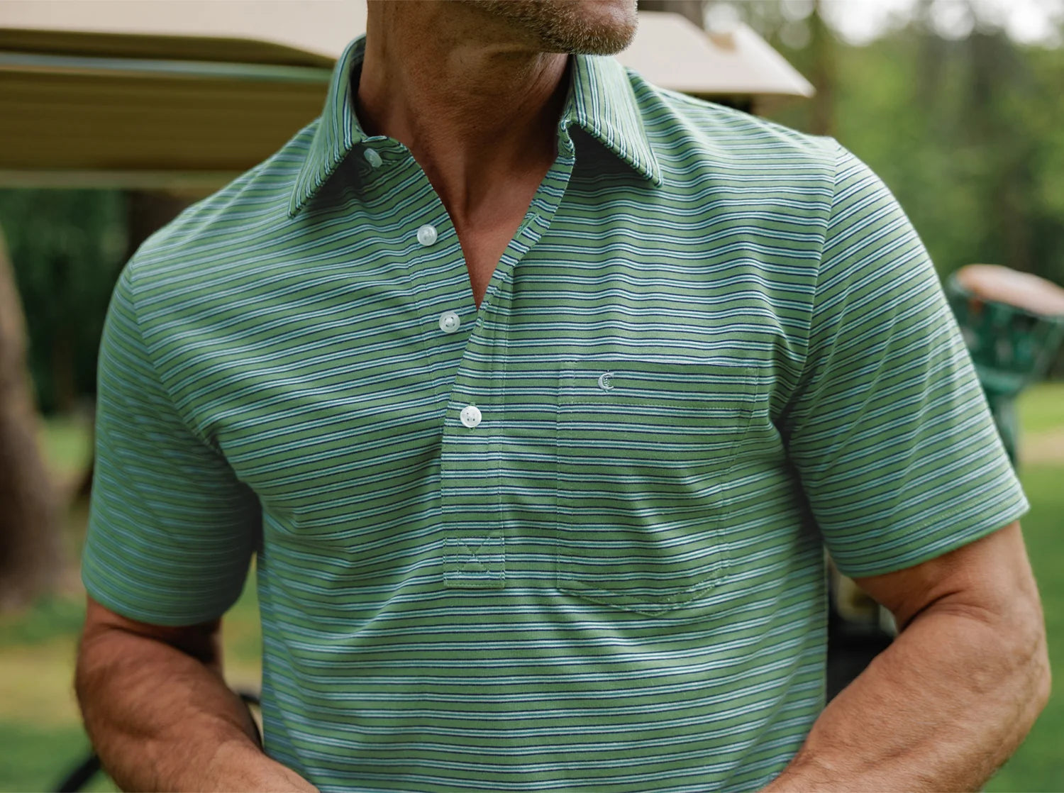 Performance Players Shirt - Fremont Green Stripe