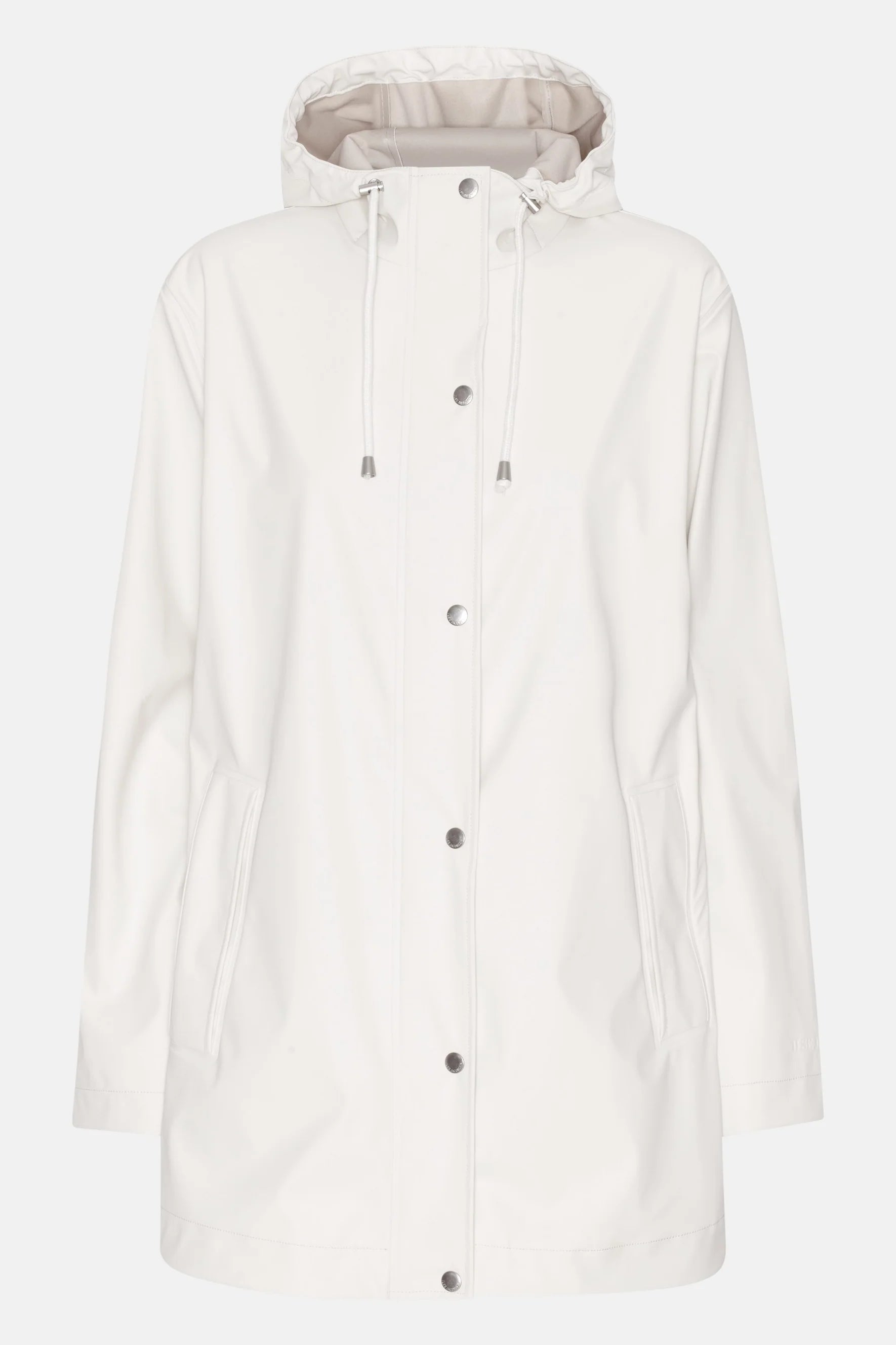 Hooded Raincoat (RAIN228) - Milk Créme