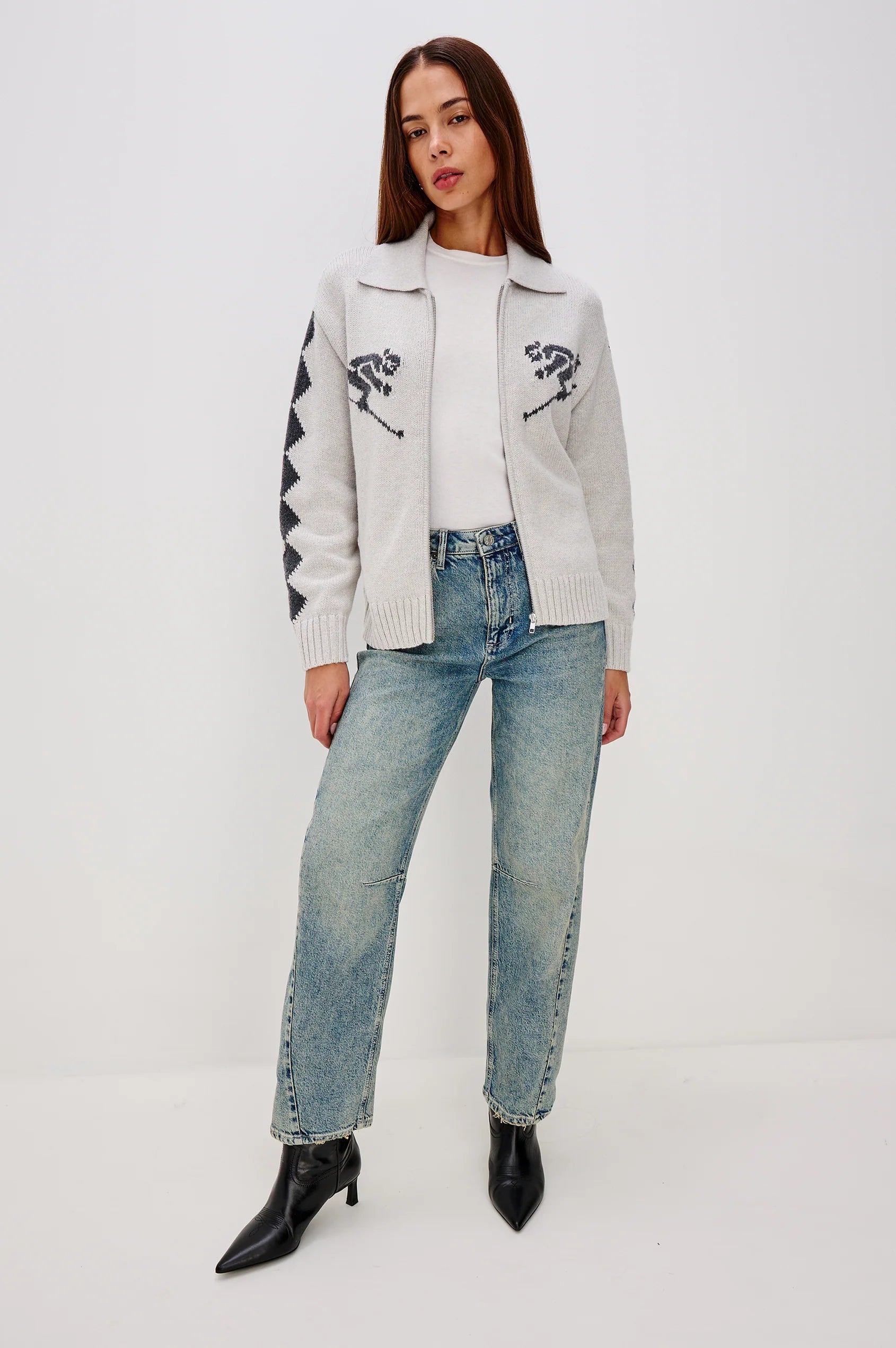 Rhea Sweater - Powder Grey