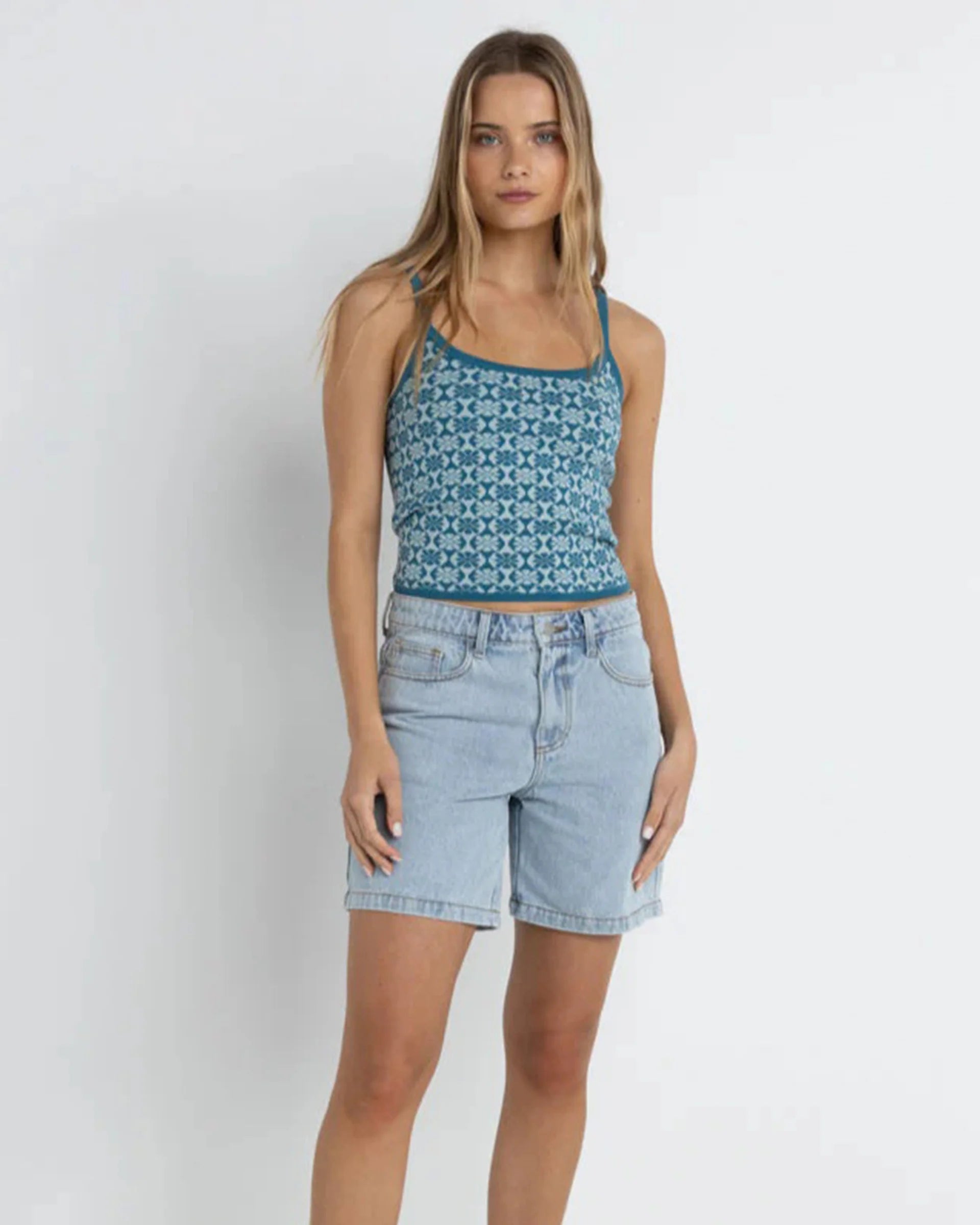 Solitude Knit Top - Pacific