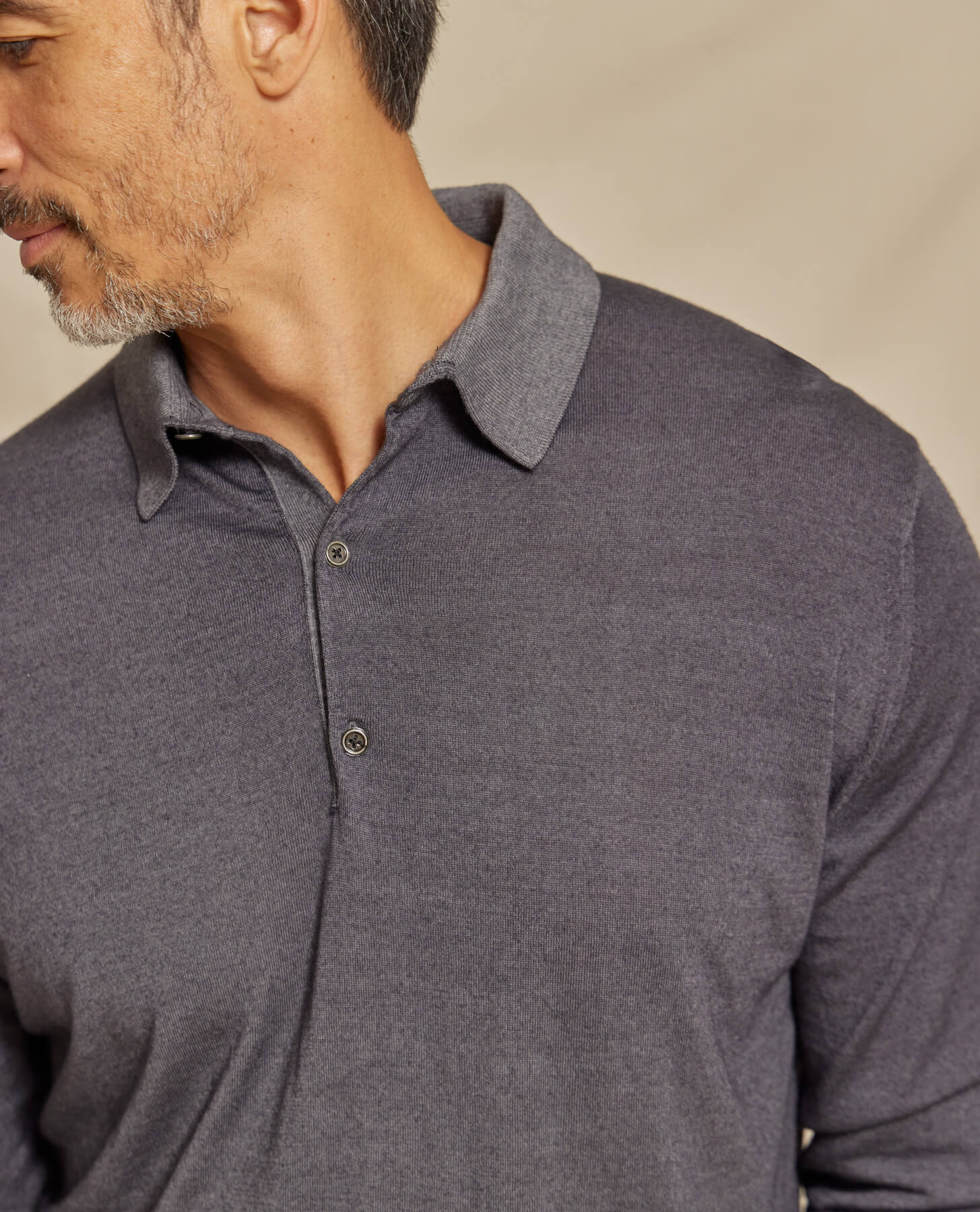 The Harrison - LS Lightweight MERINOMax Polo