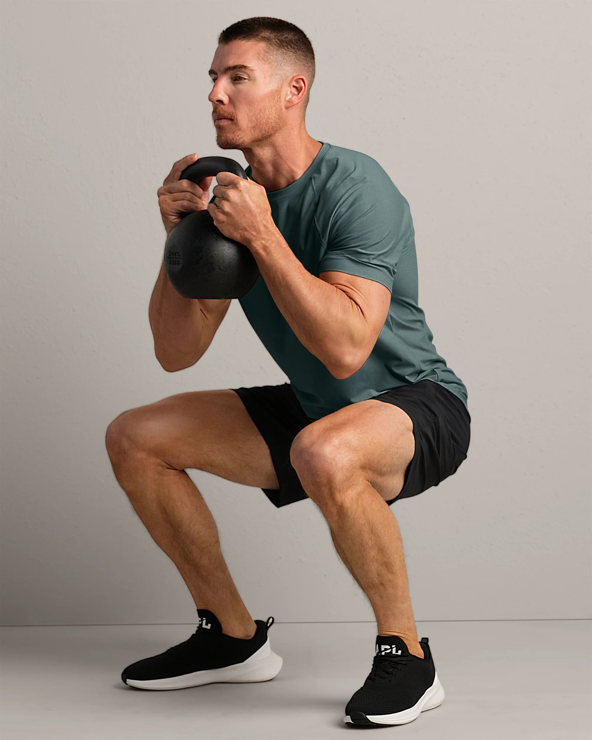 Reign Tee - Moss Green Heather