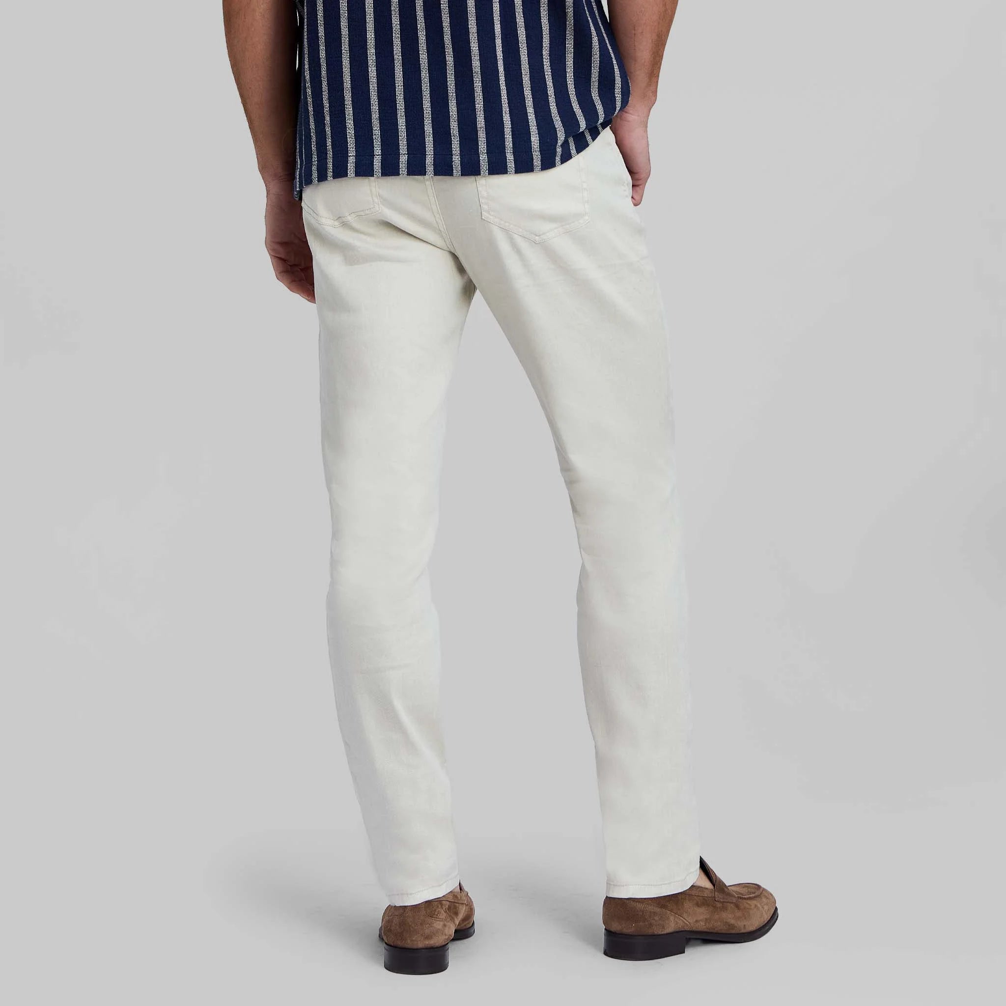 R51 Pant - Lino Elastico 5-pocket - Light Beige