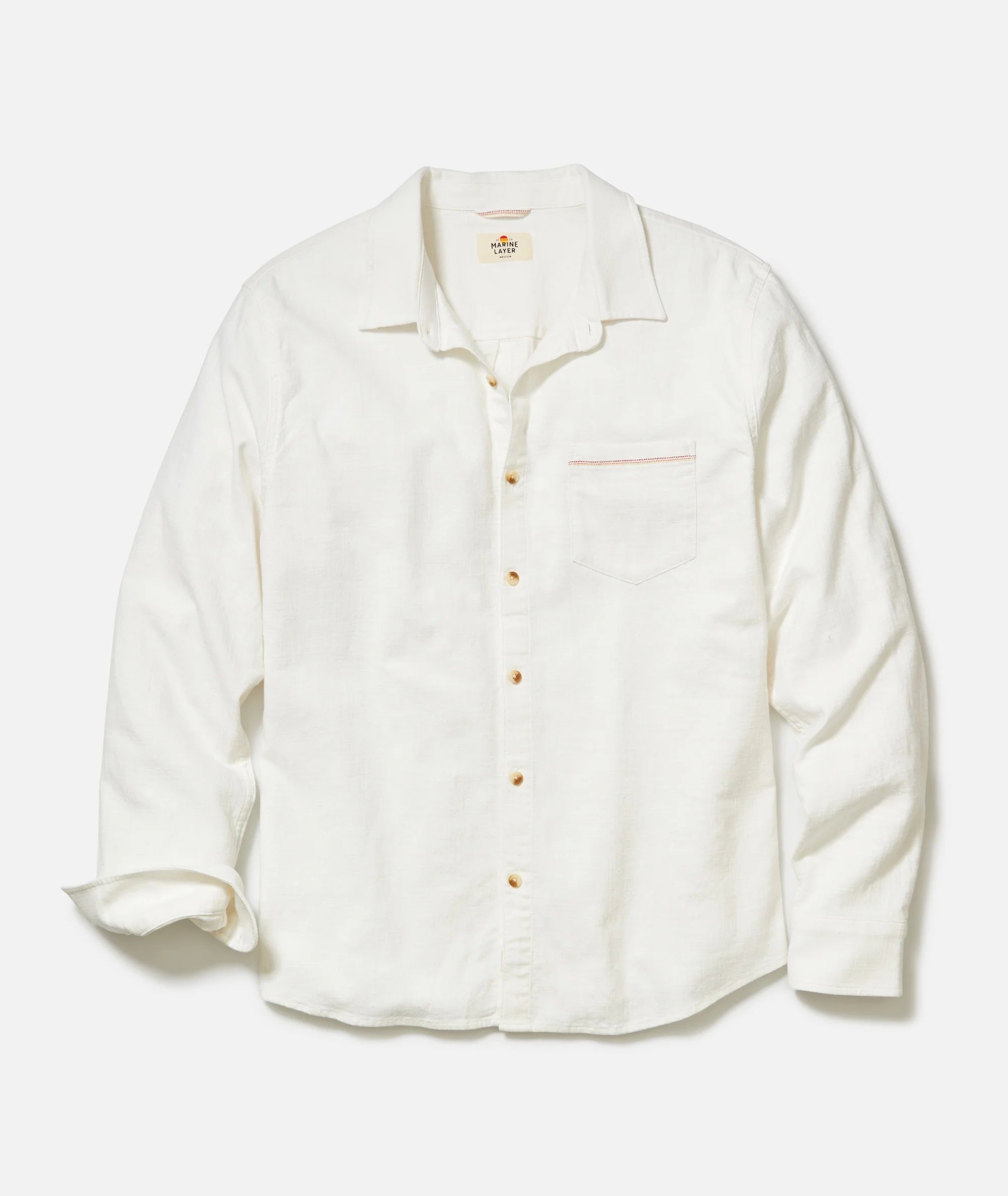 Stretch Selvage Long Sleeve Shirt
