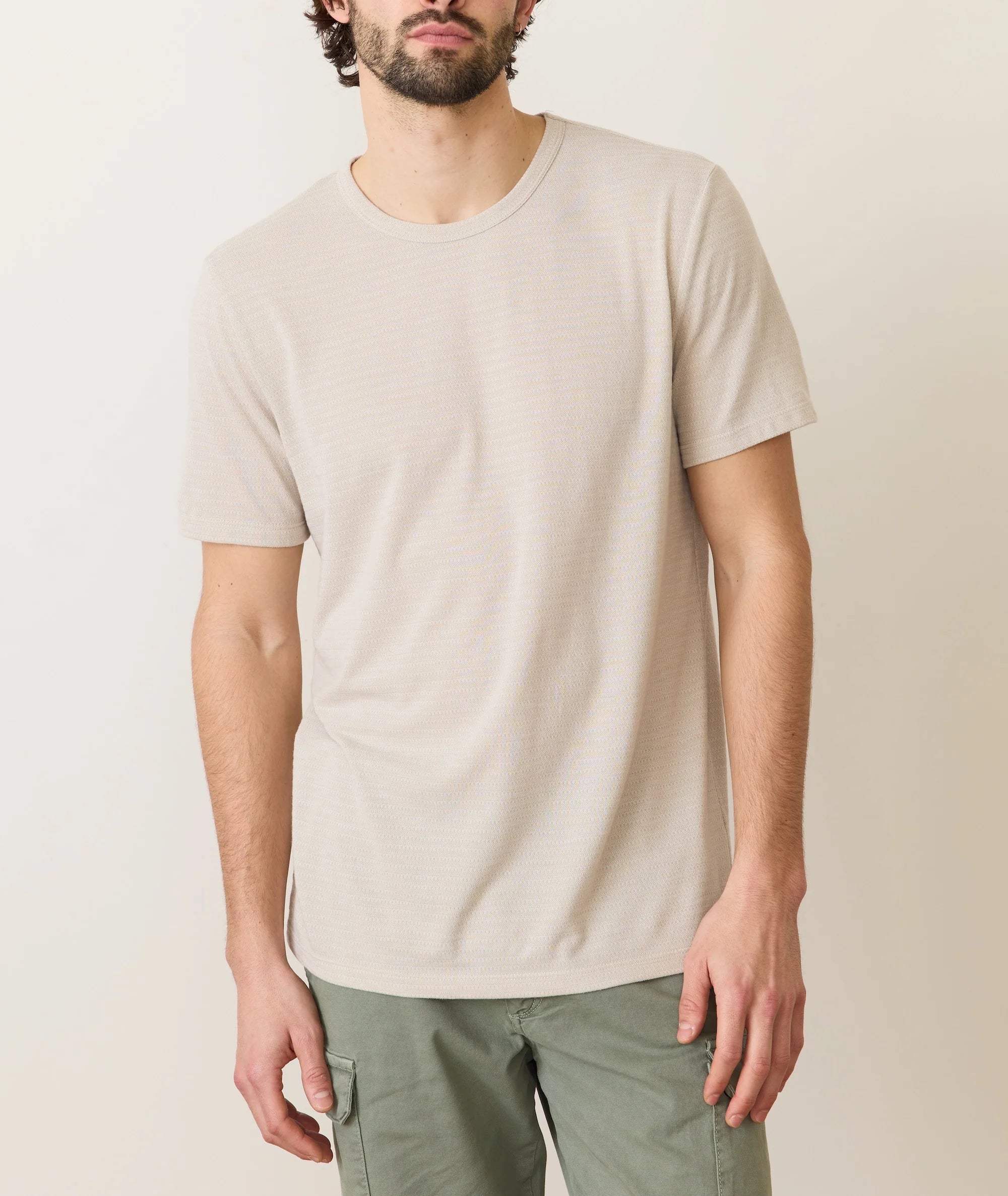 Signature Jacquard Crew Tee