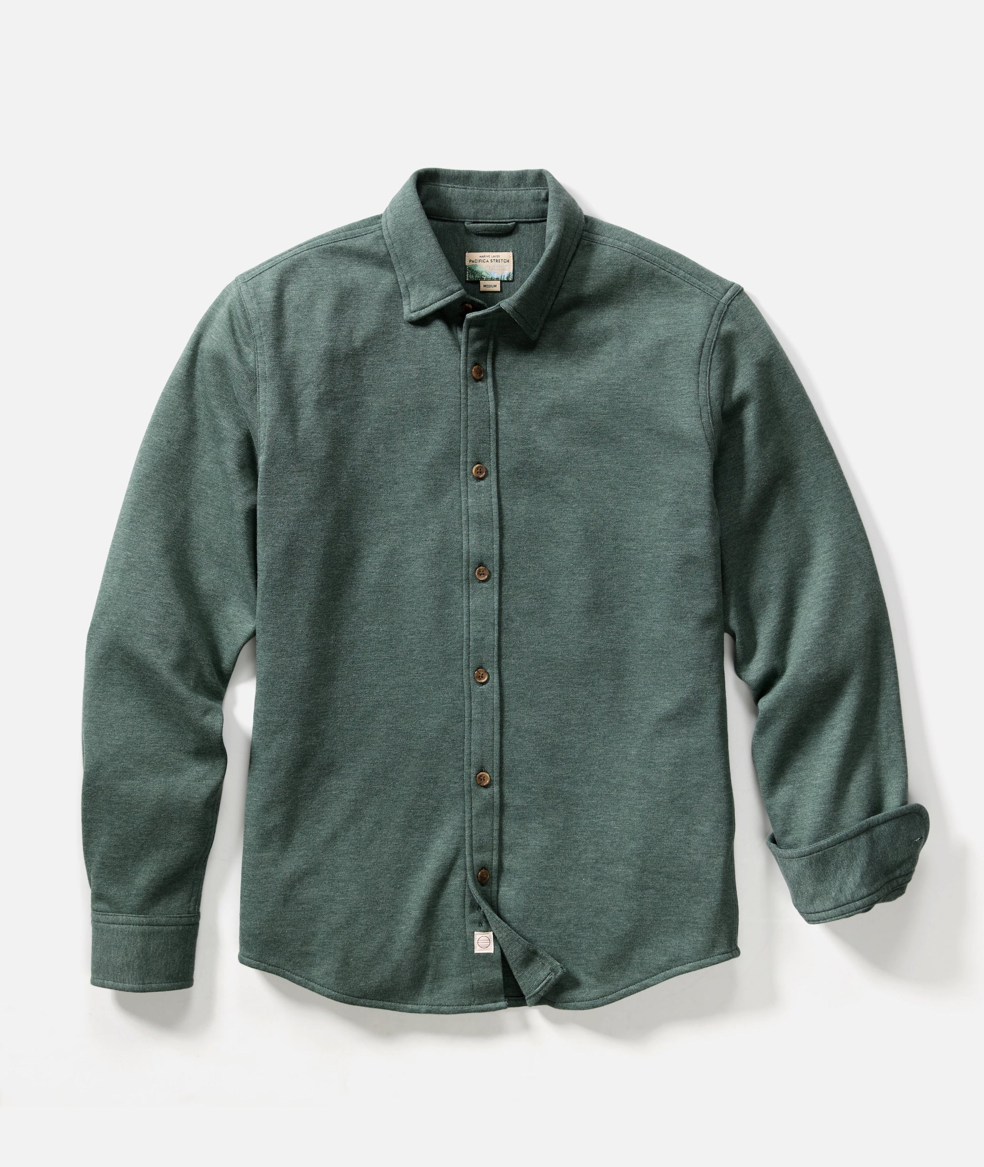 Pacifica Stretch Shirt - Green Heather