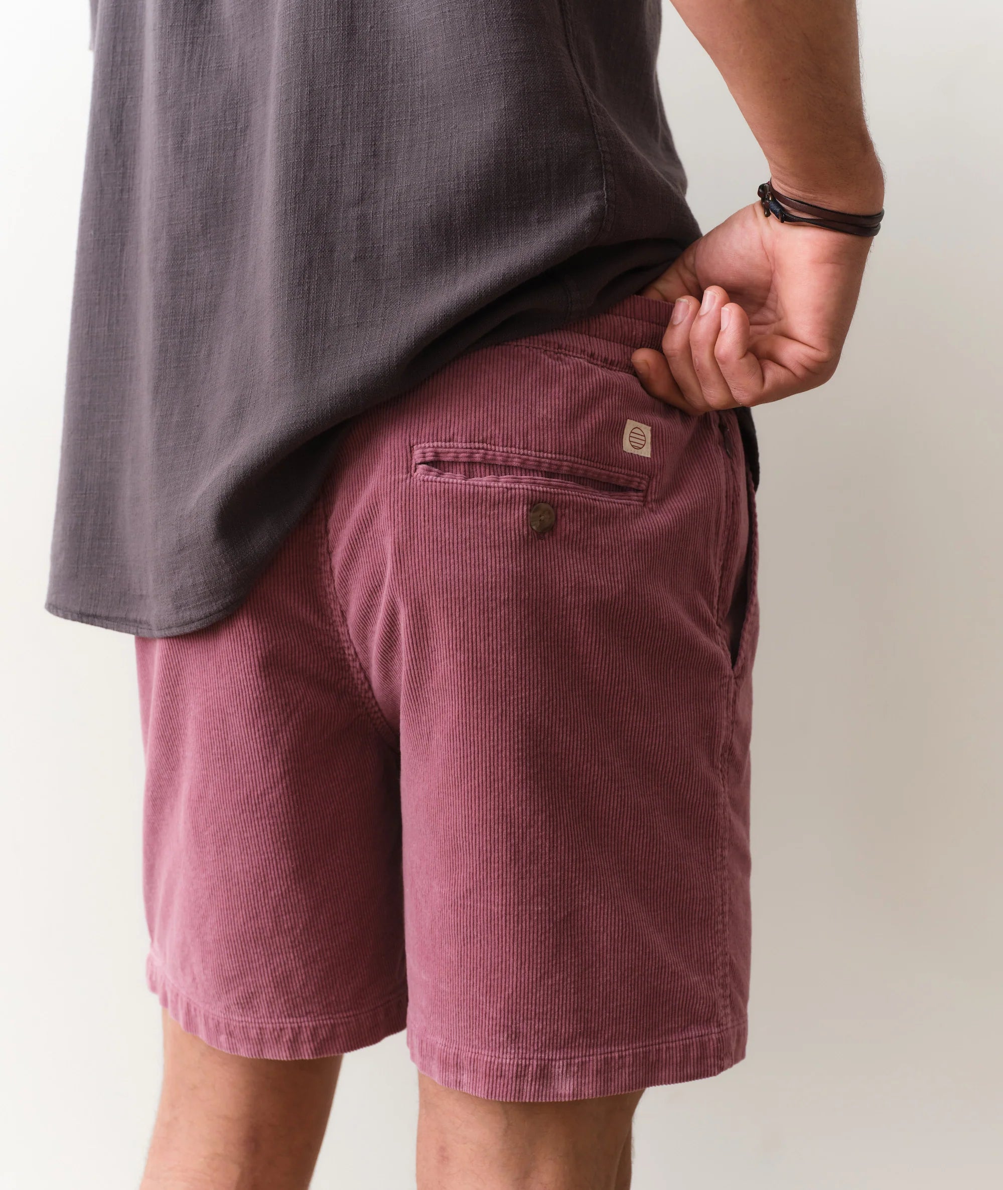 Saturday Corduroy Short 6" - Dusky Orchid