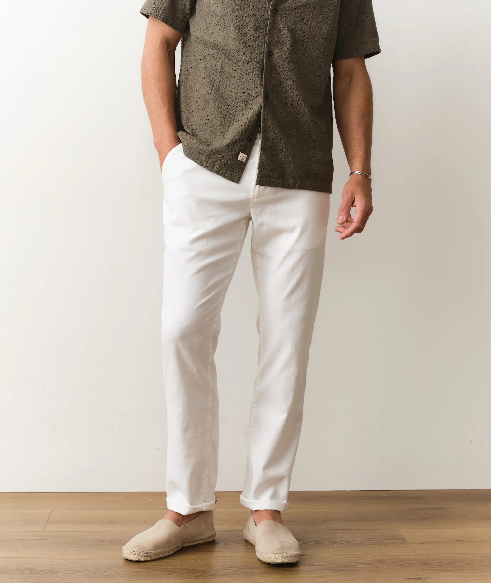 Saturday Hemp Chino - White