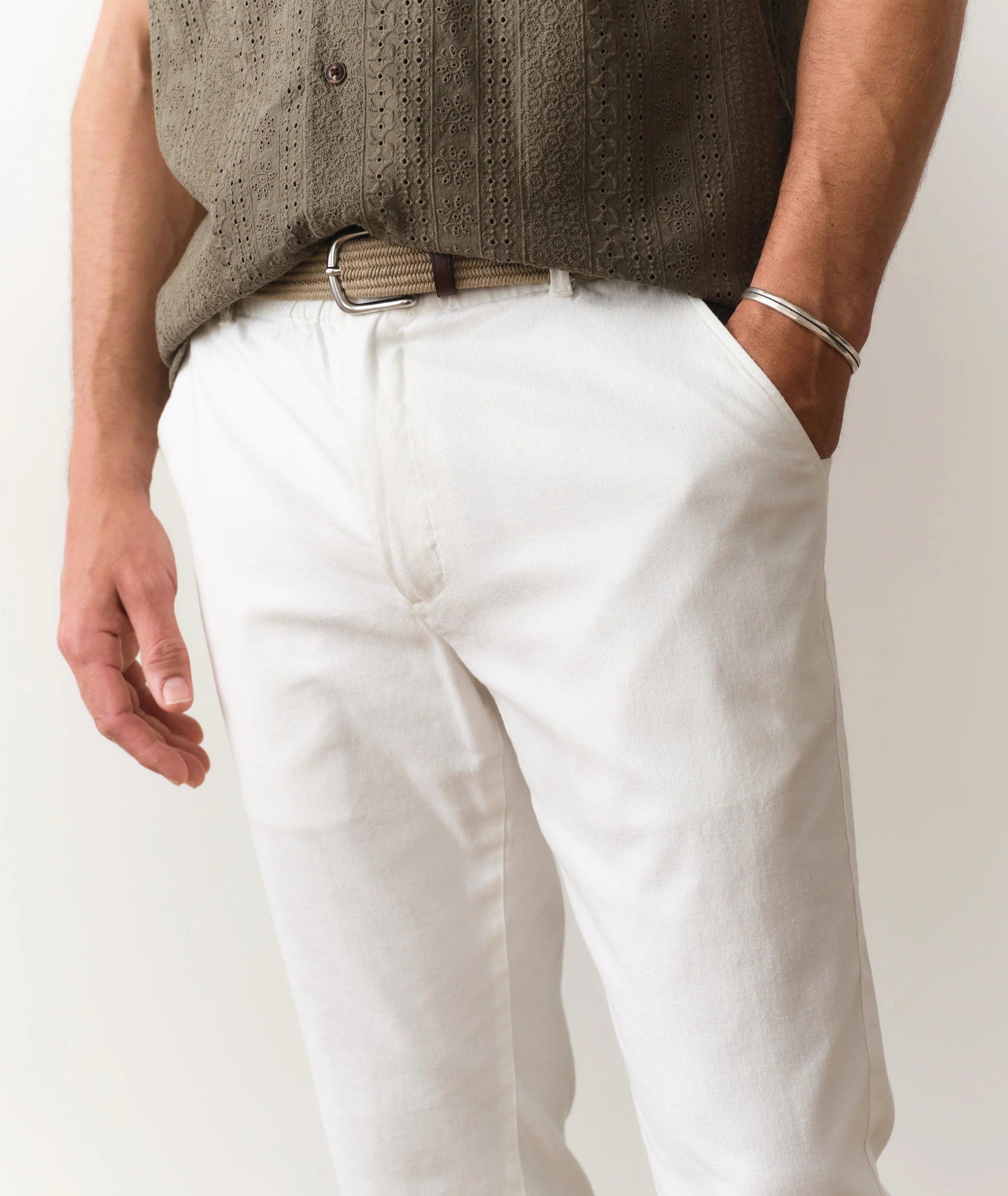 Saturday Hemp Chino - White