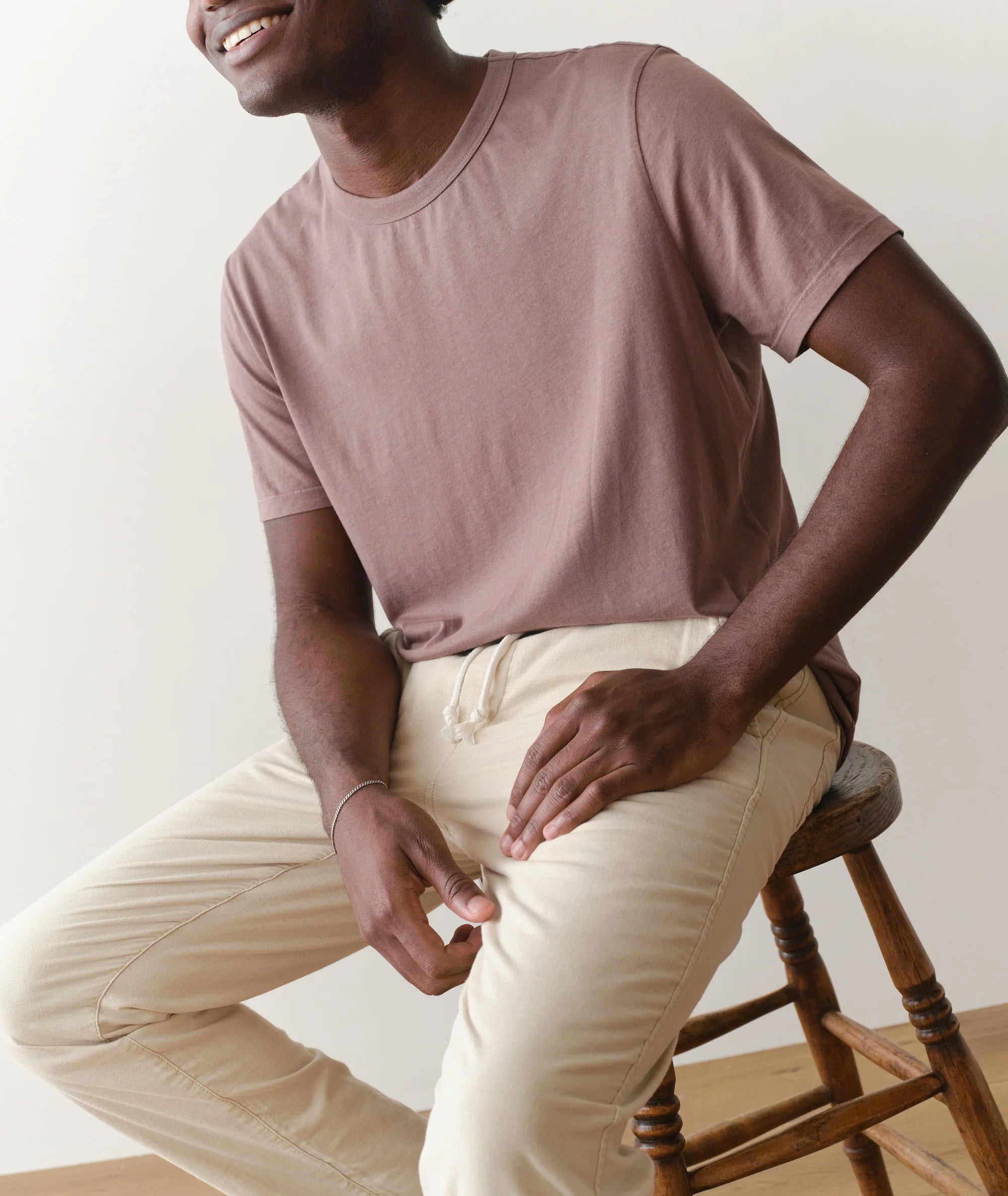 Signature Sea Change Crew Tee - Coffee Quartz