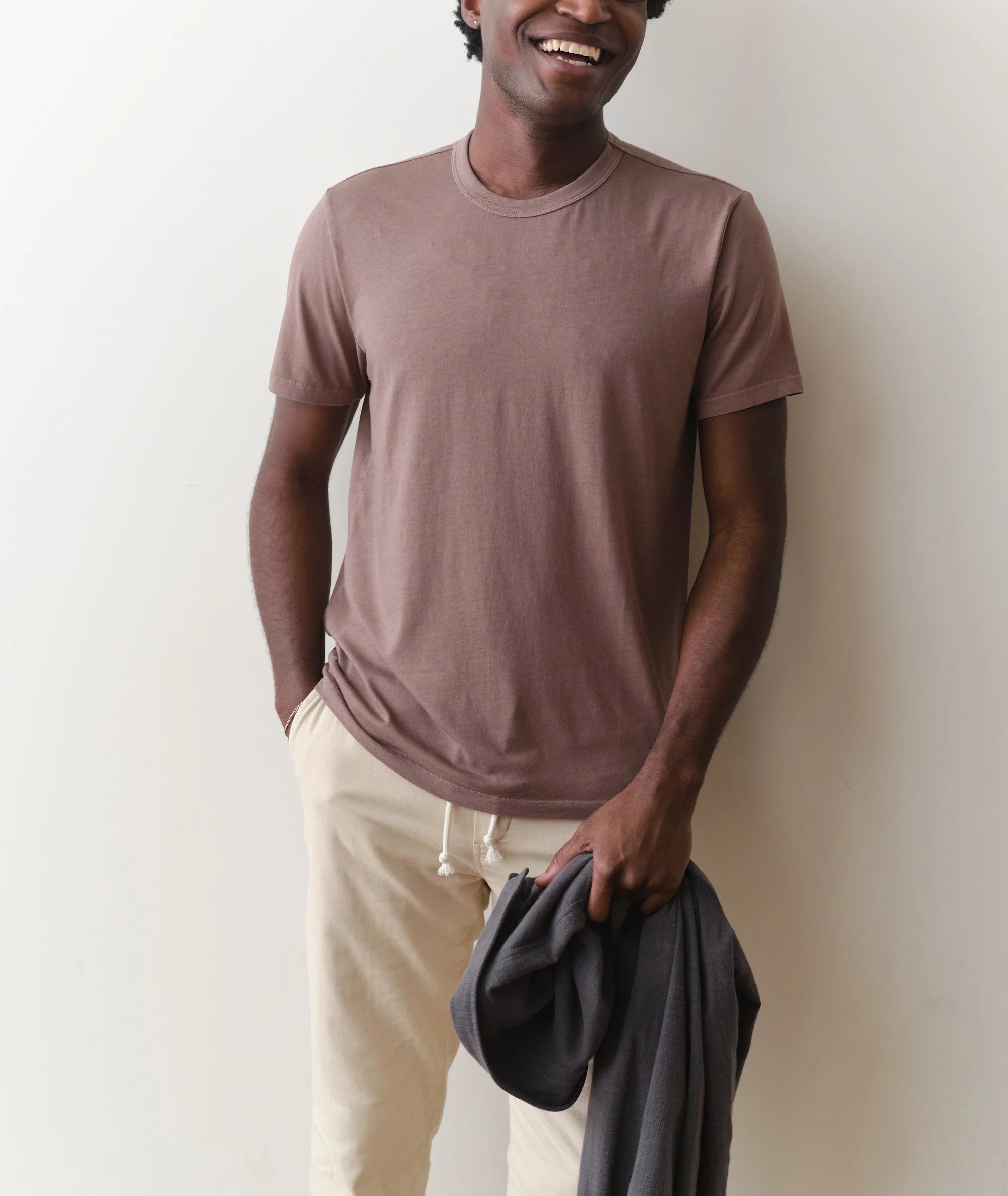 Signature Sea Change Crew Tee - Coffee Quartz