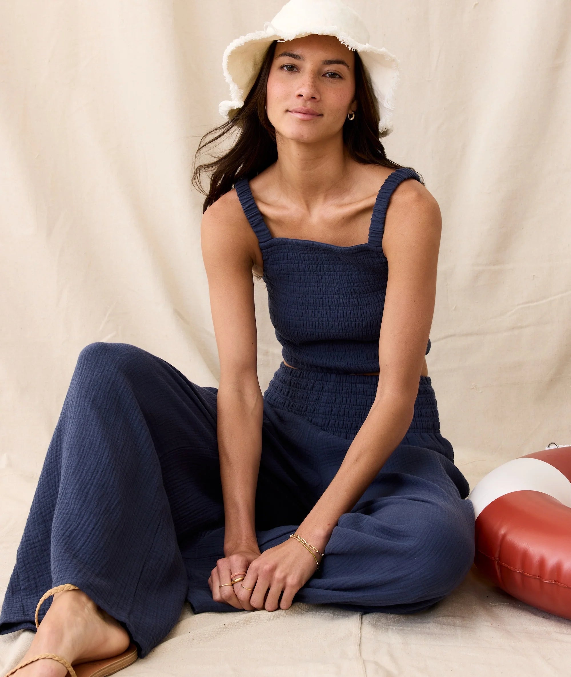 Lila Double Cloth Tank