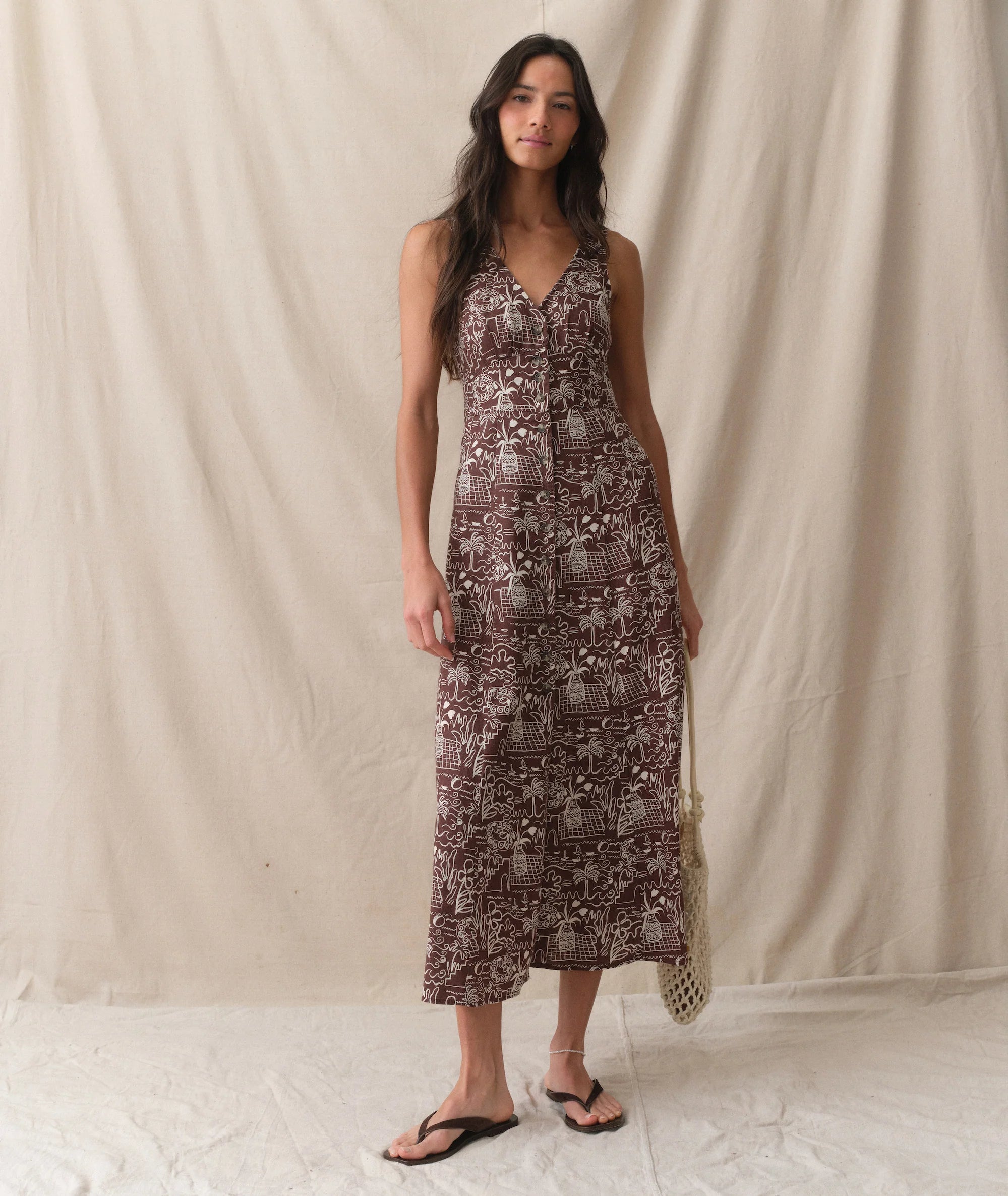 Camila Maxi Dress - Flores Print