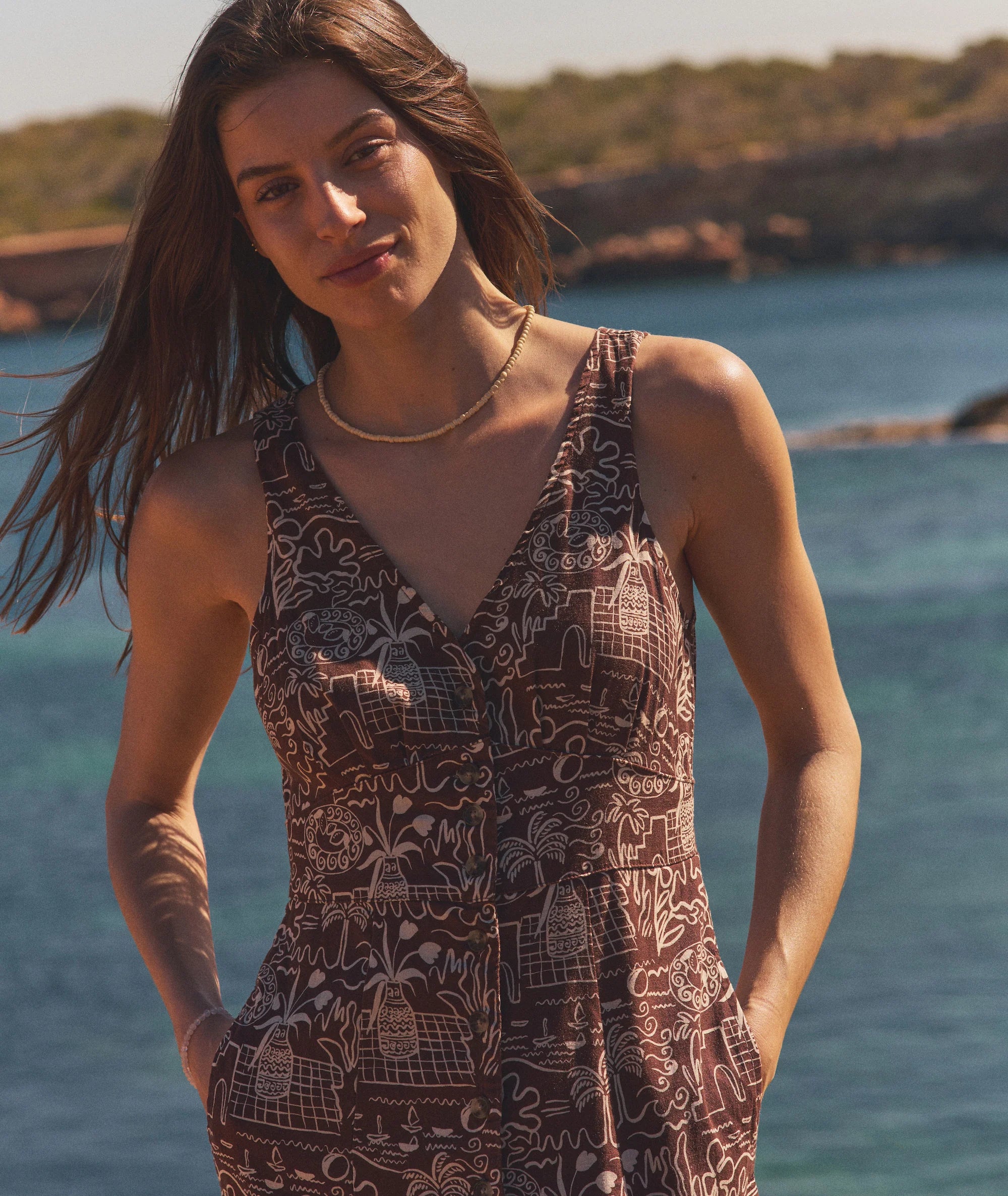 Camila Maxi Dress - Flores Print