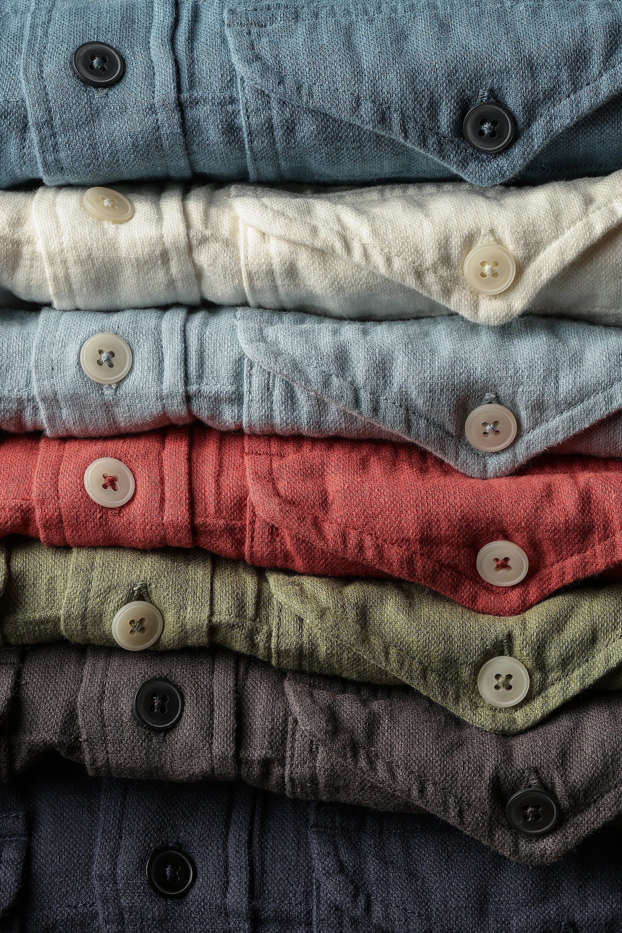 Slub Linen Workshirt - Light Olive