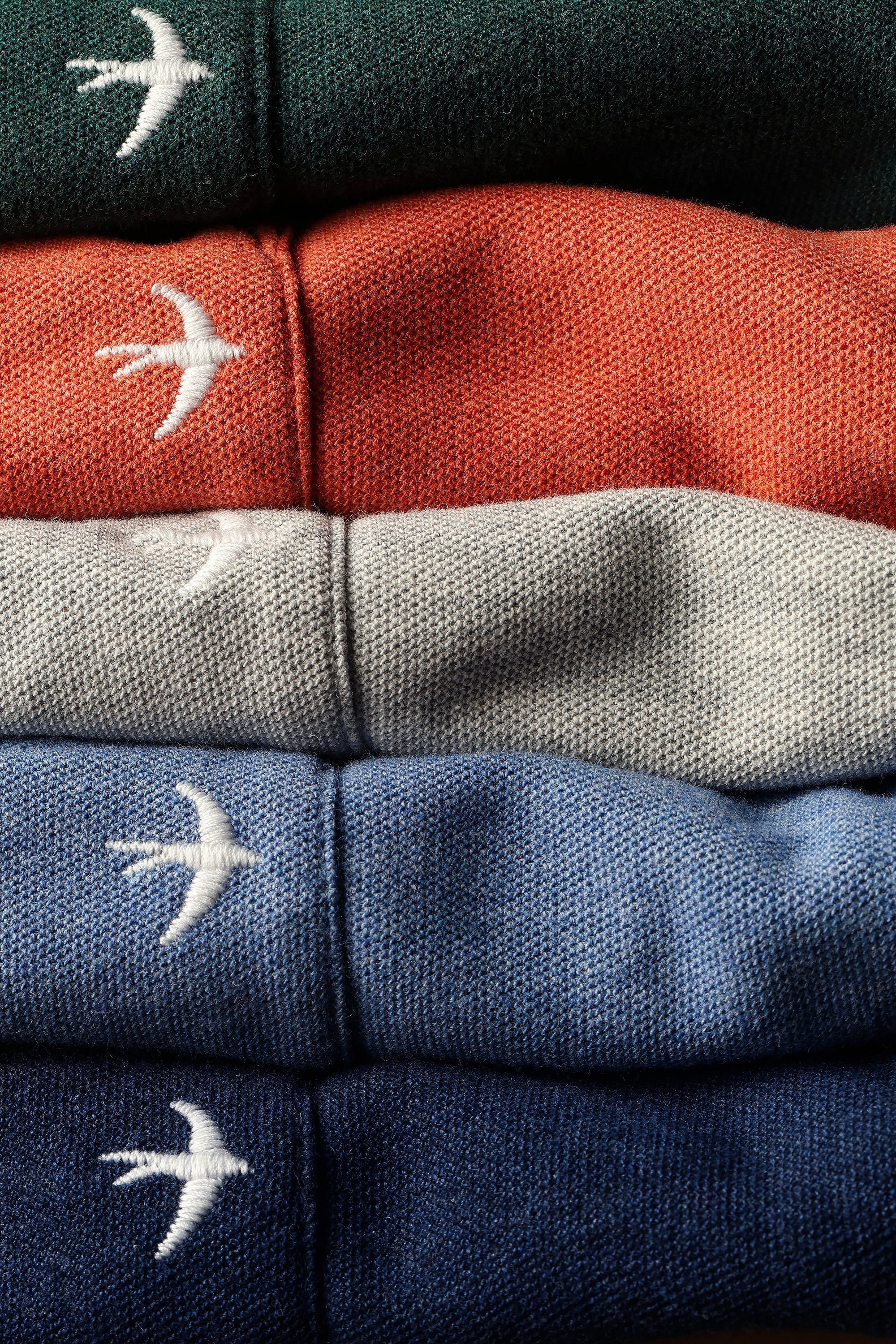 L/S Vintage Pique Crew - Light Marine Heather