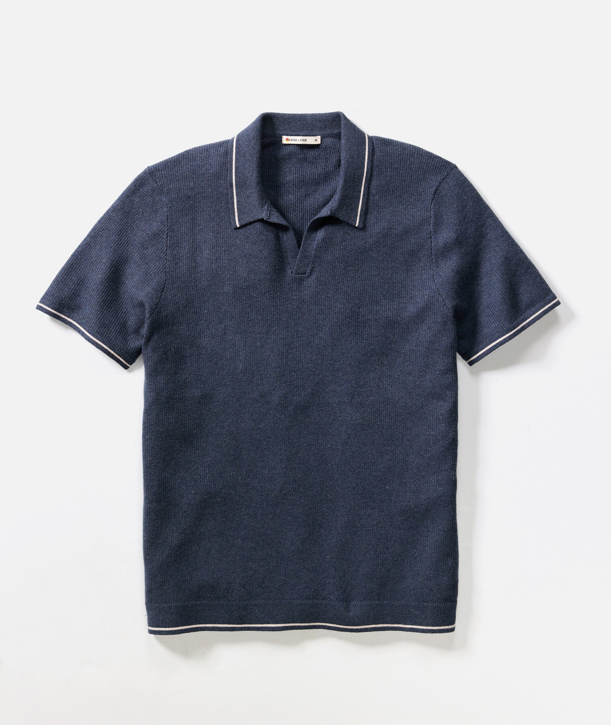 Liam Sweater Polo - Dark Indigo