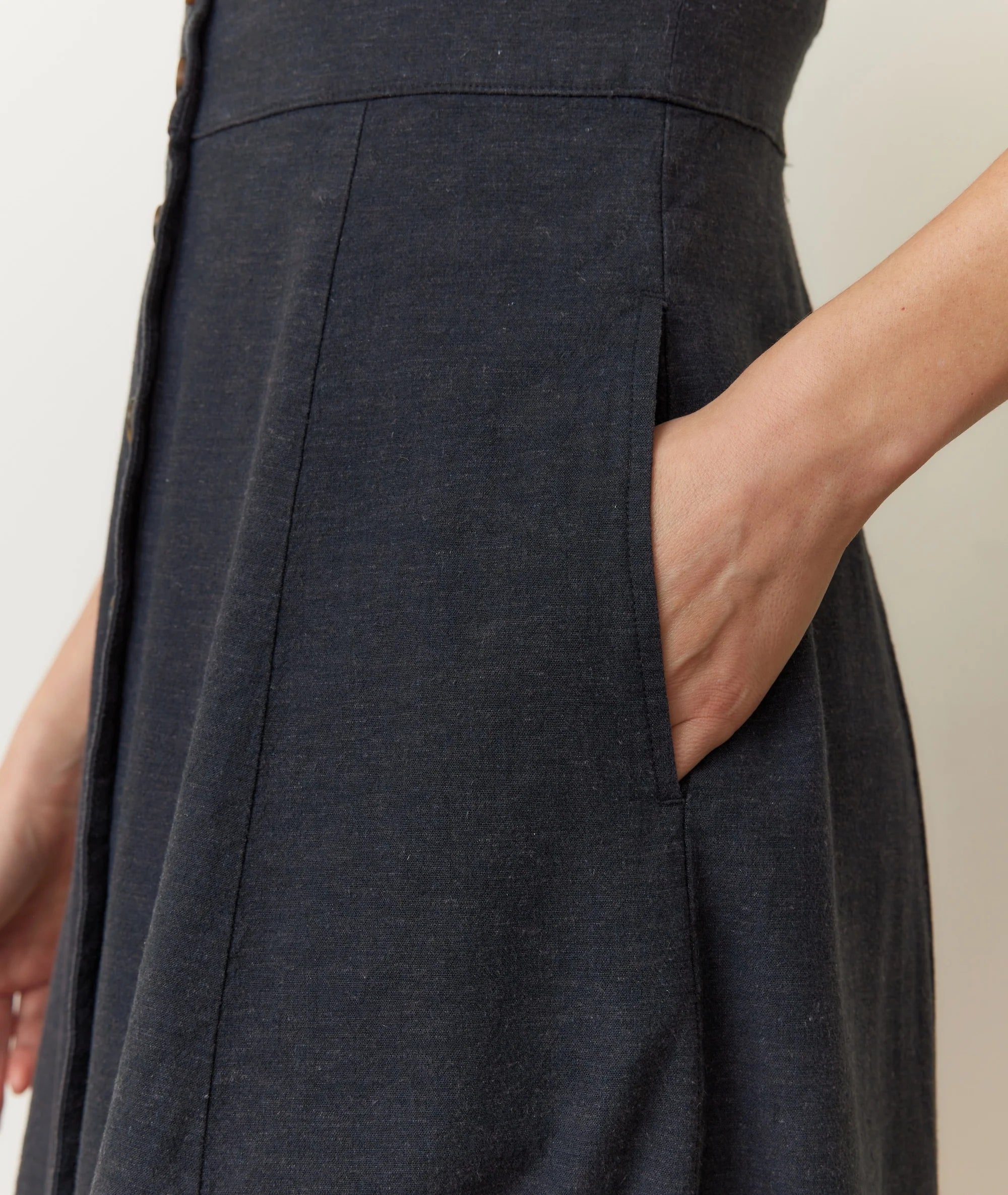 Camila Midi Dress - Black
