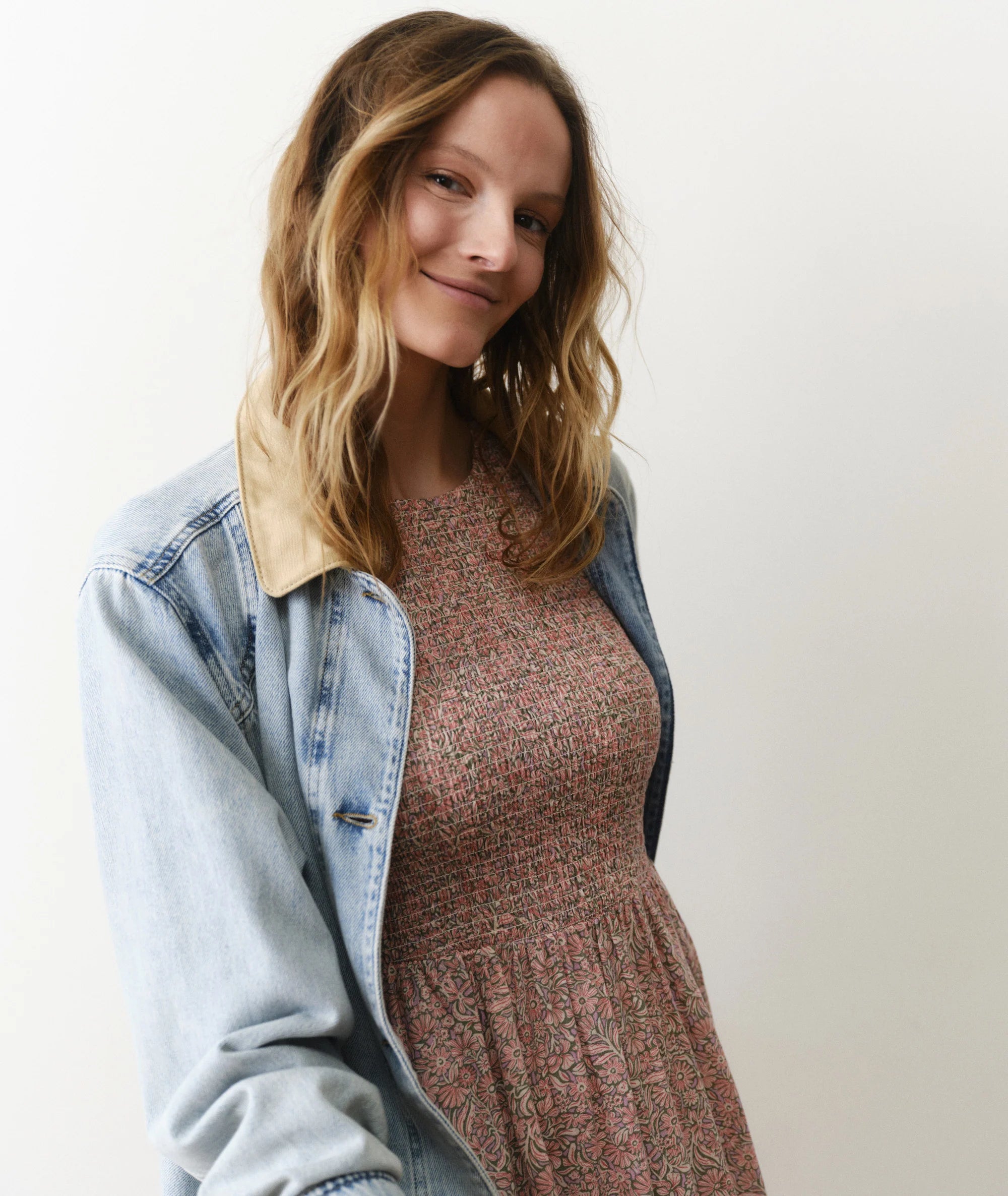 Darcy Smocked Maxi Dress - Bouquet