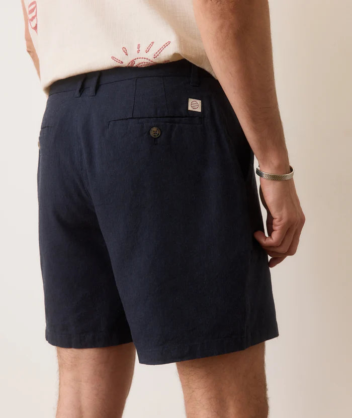 7" Hemp Resort Short - India Ink