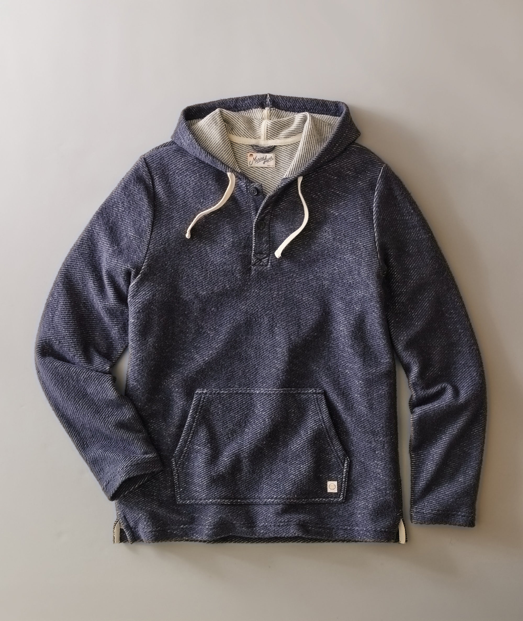 Portola Beach Hoodie - Navy / White