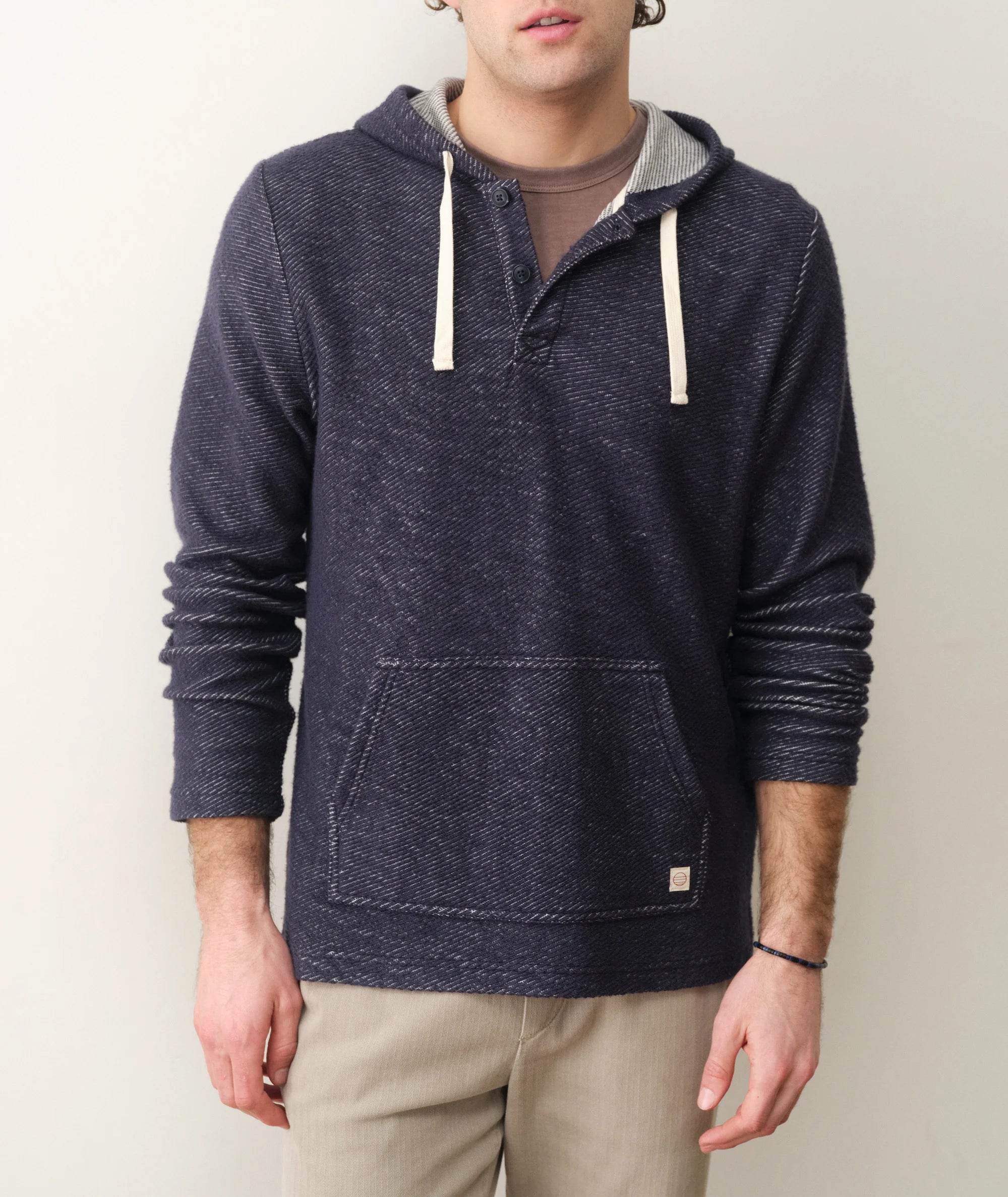 Portola Beach Hoodie - Navy / White