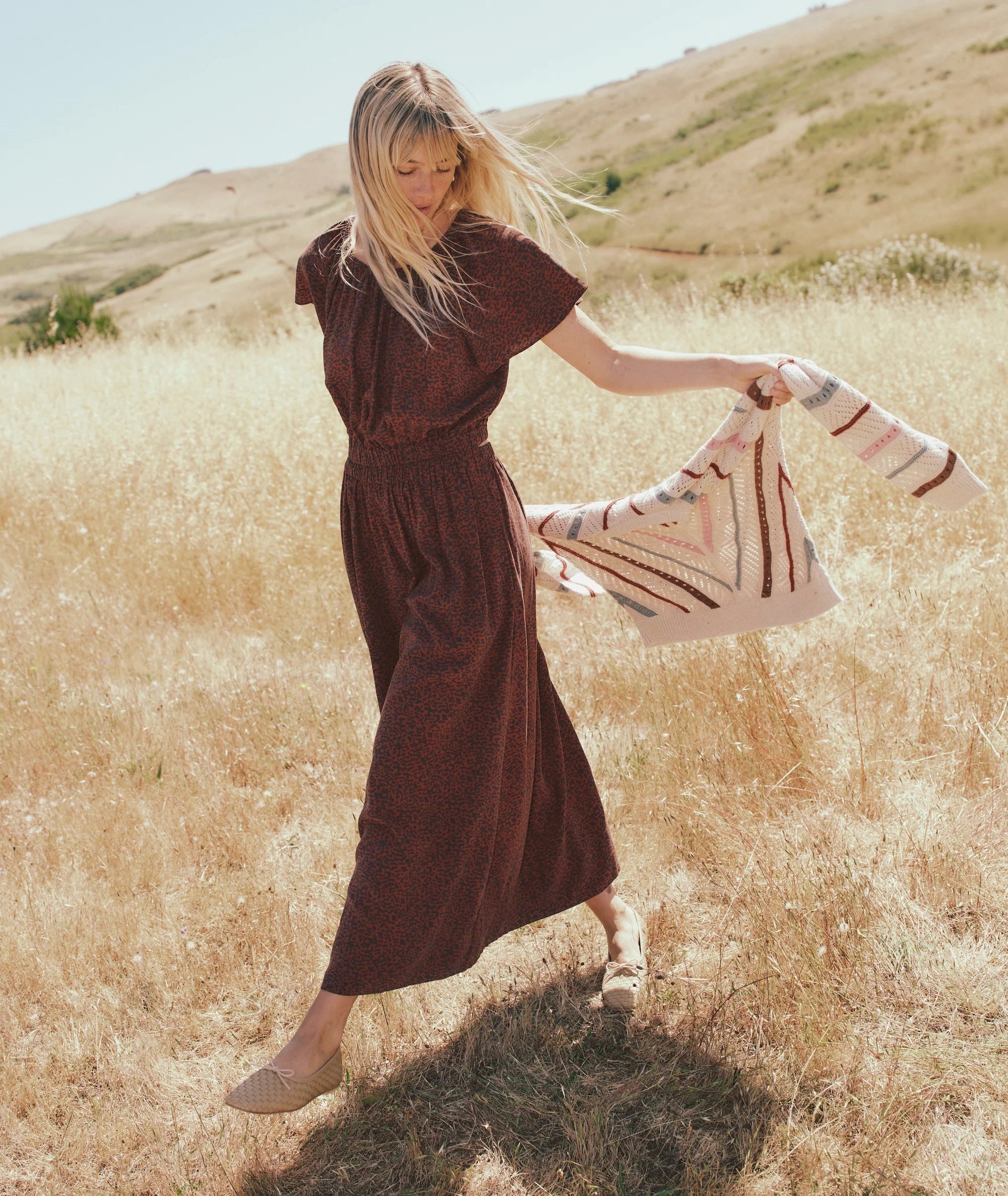 Charlotte Midi Dress - Deep Cheetah
