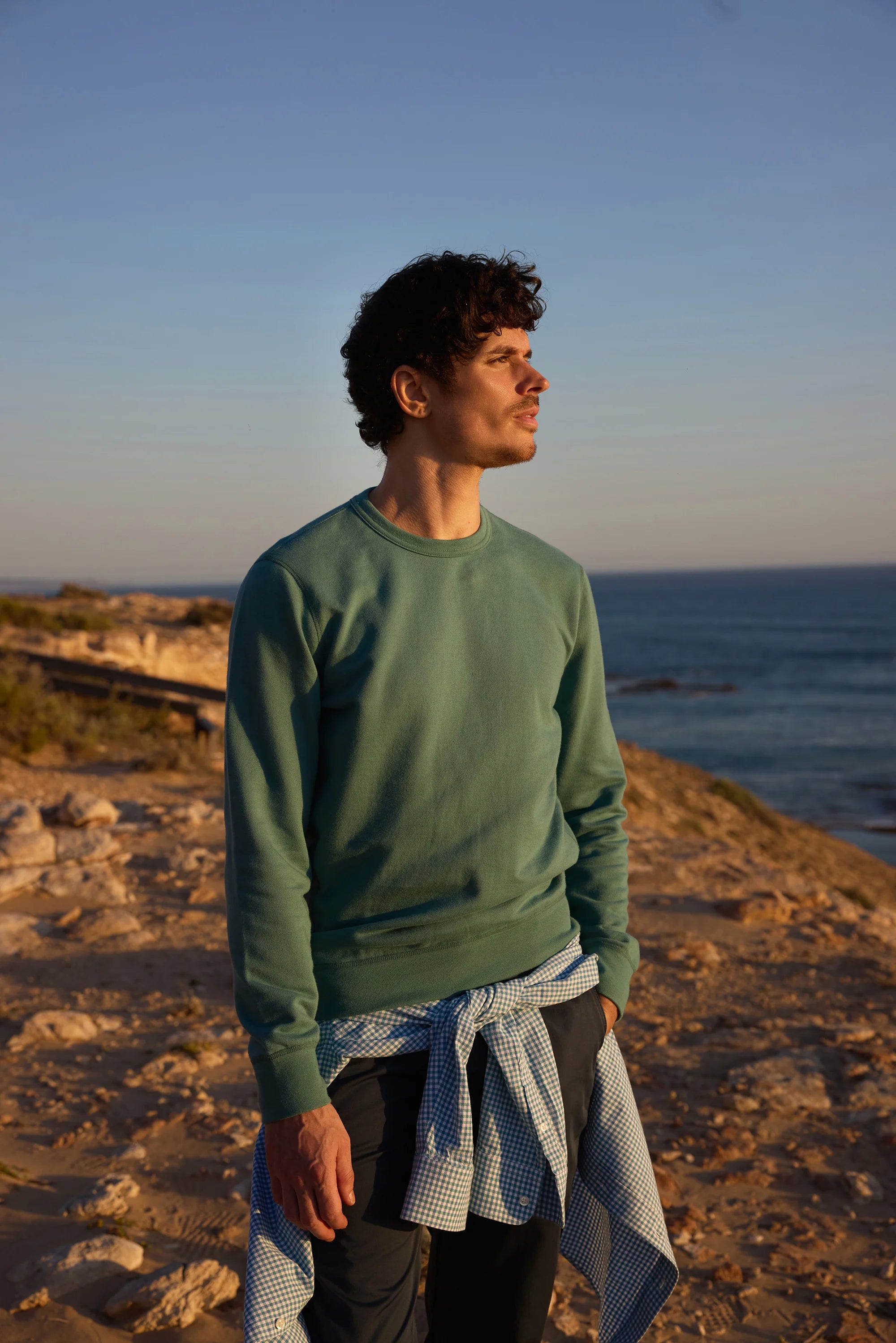 French Terry Sweatshirt - Ives Green