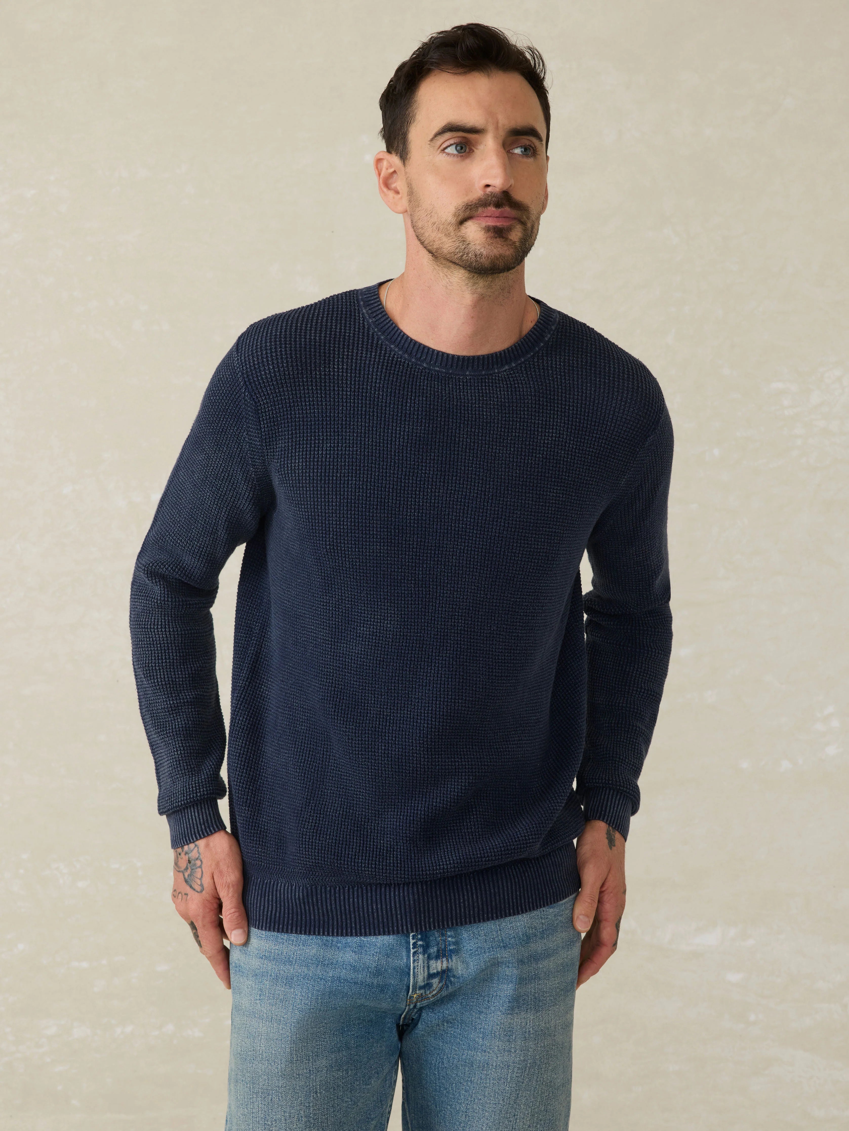 Sunwashed Crewneck Sweater
