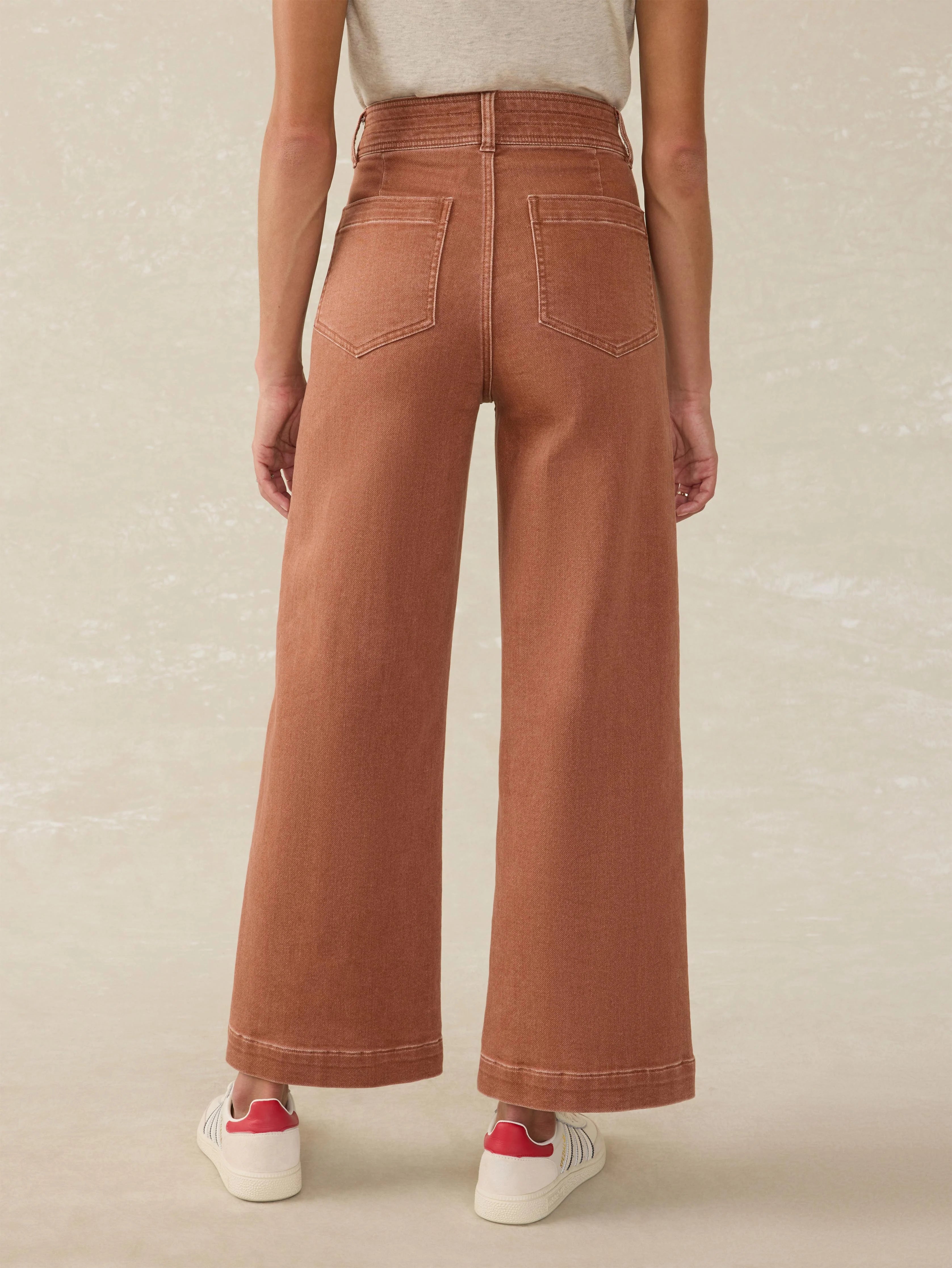 Stretch Terry Harbor Ankle Pant