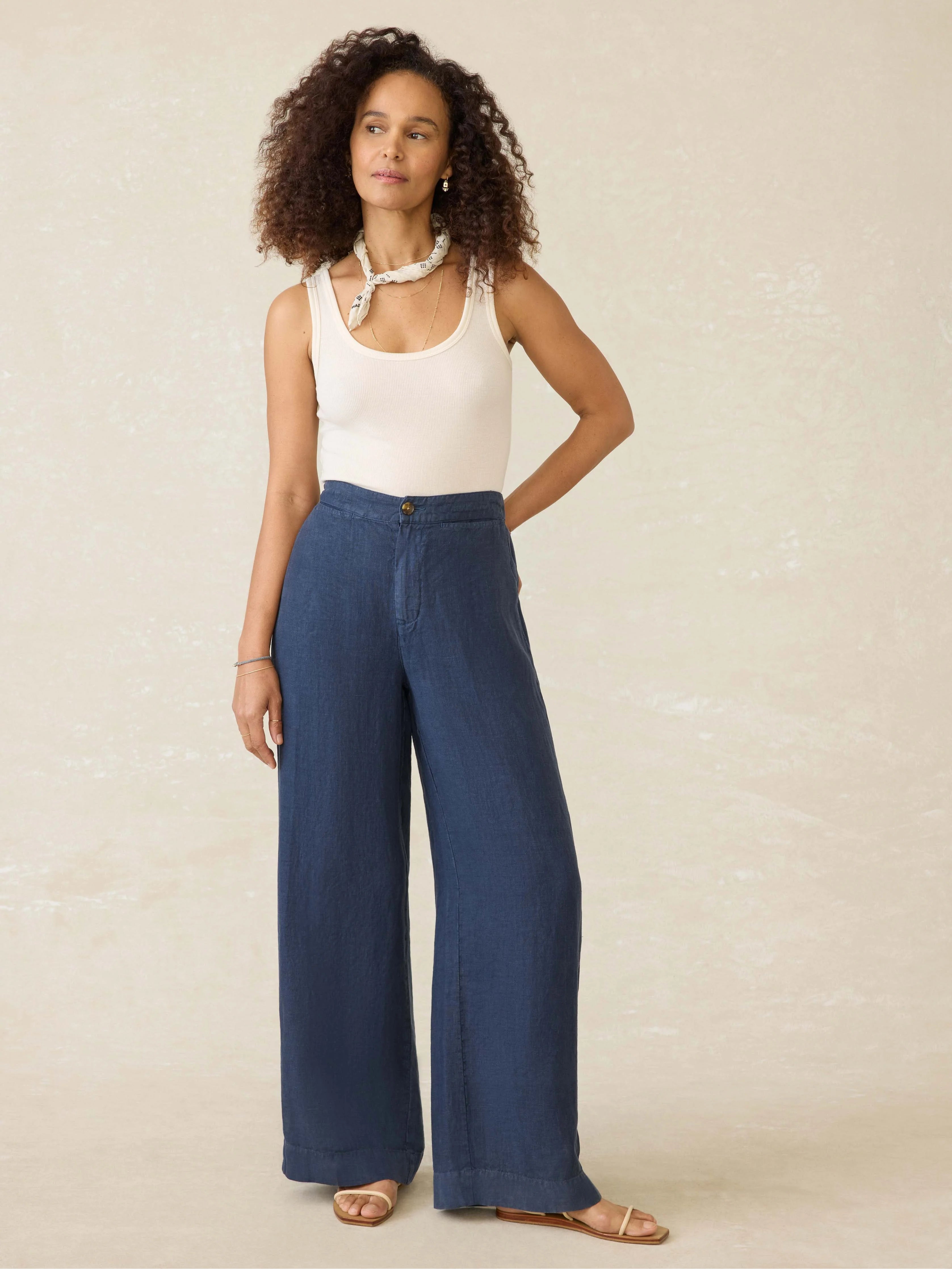 Sun Strider Linen Pant