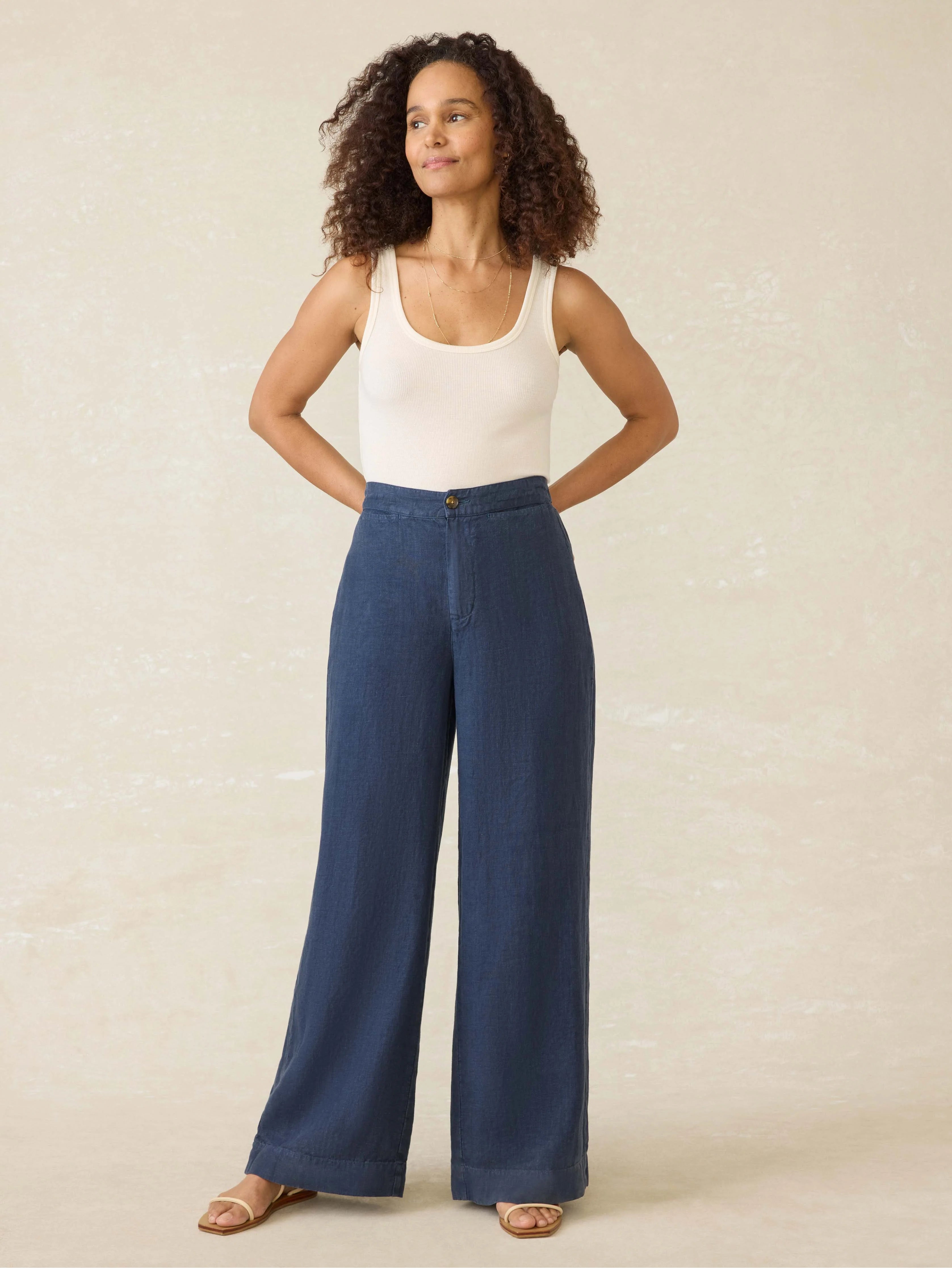 Sun Strider Linen Pant