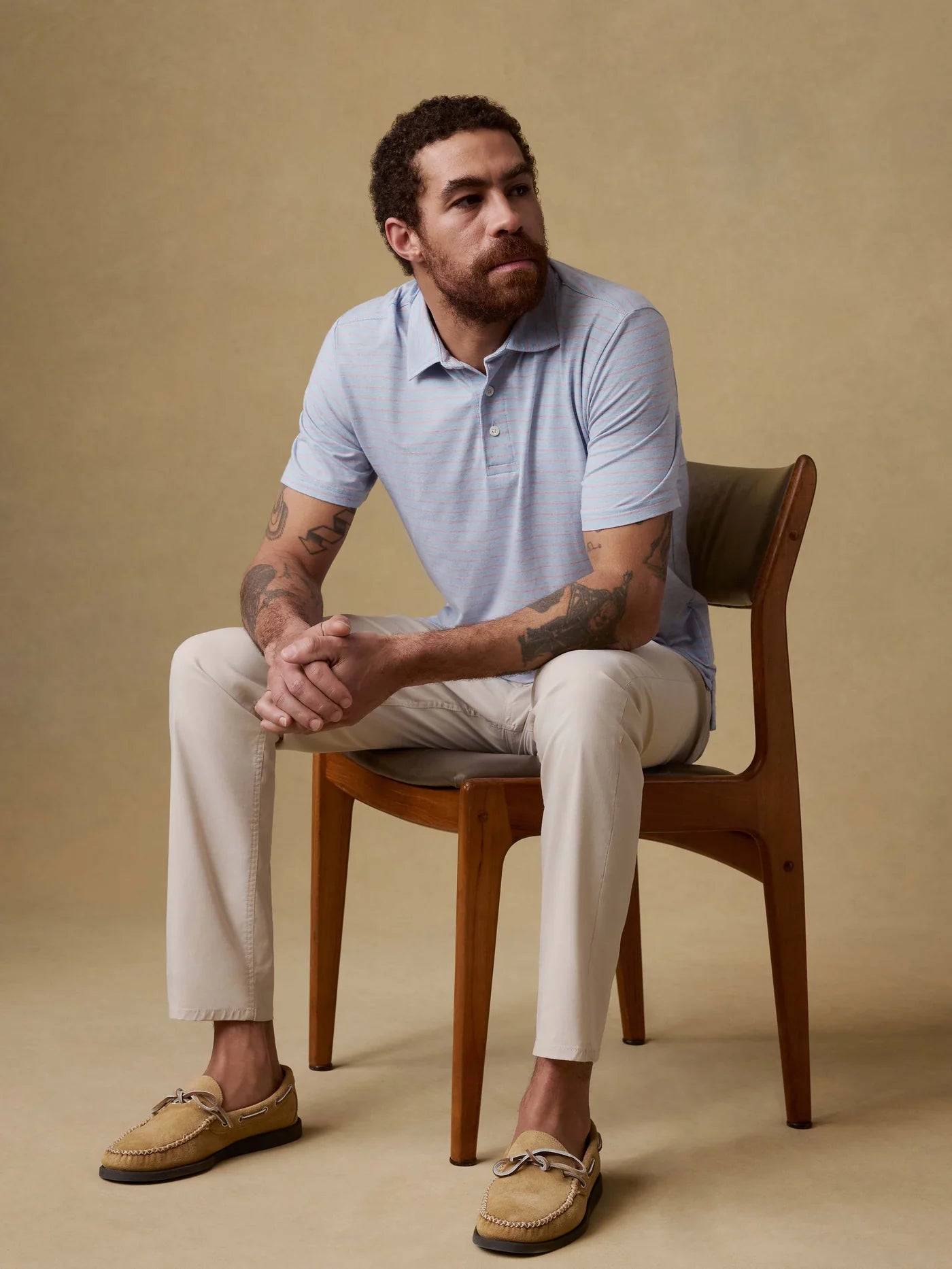 Short-Sleeve Movement™ Polo Shirt - Vista View Stripe