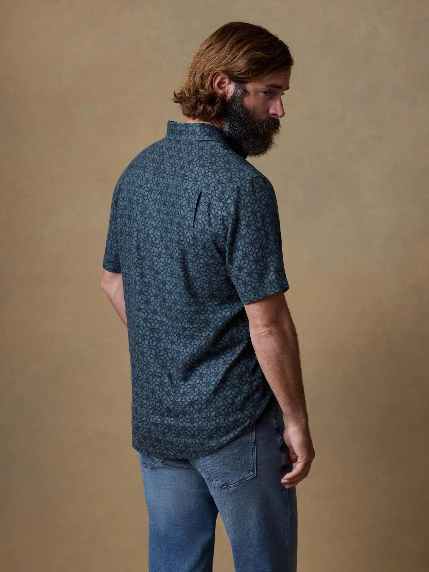Short-Sleeve Breeze Shirt - Spruce Lotus Tile