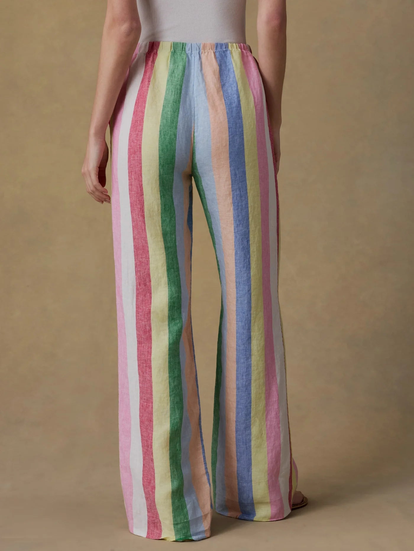 Laidback Linen Pant - Sunbeam Stripe