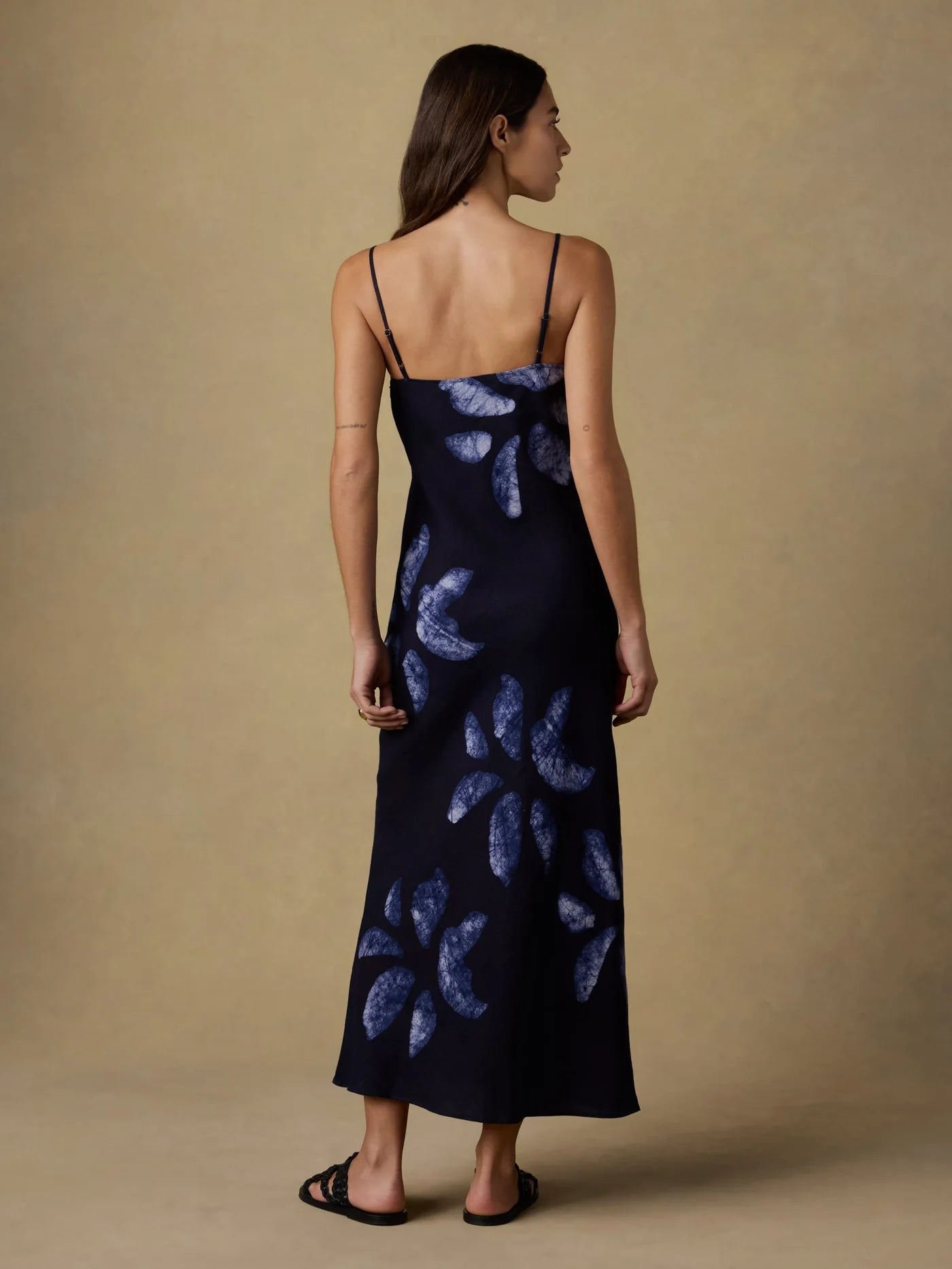 Mia Slip Dress - Midnight Batik Floral