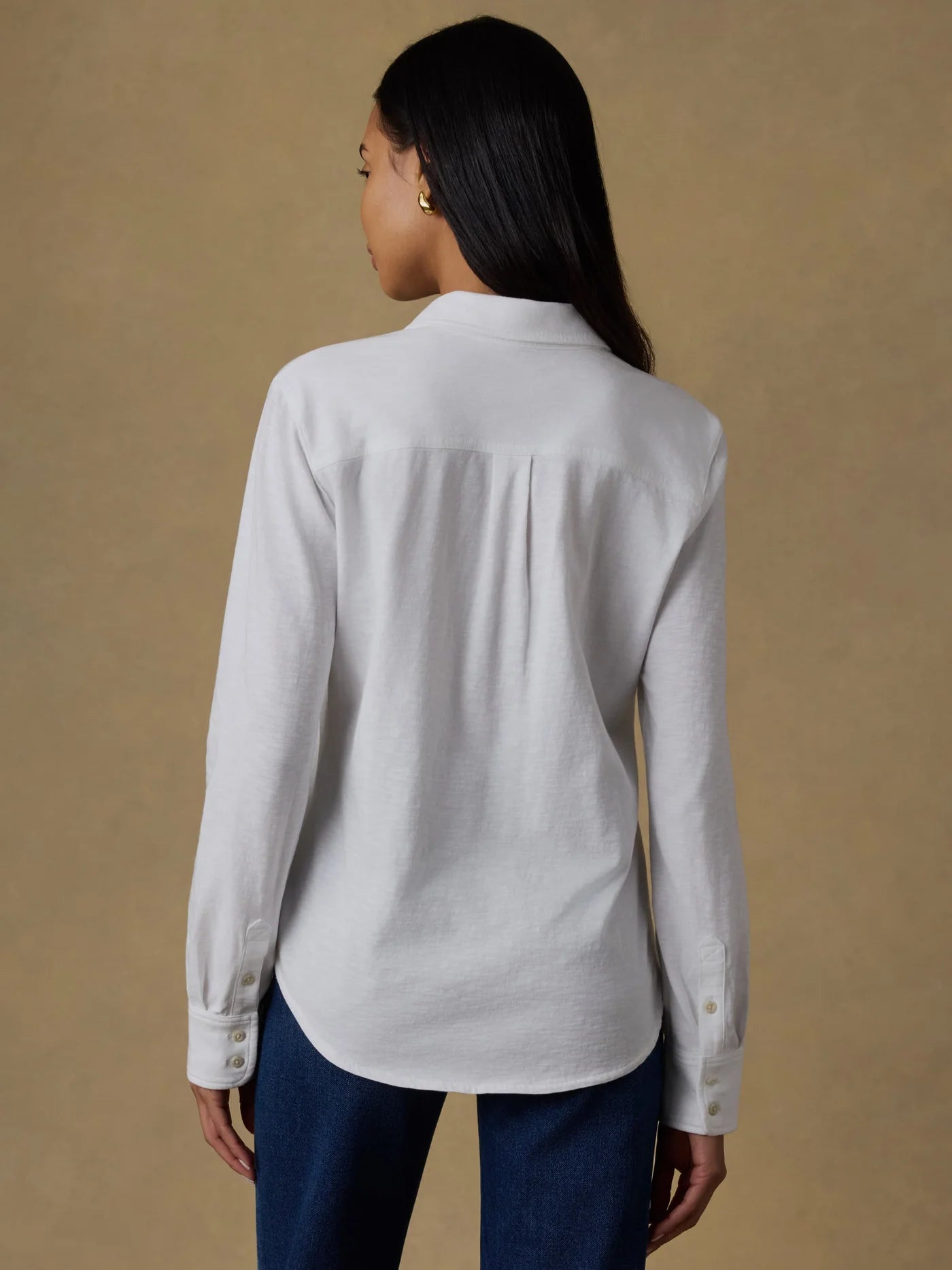 Sunwashed Knit Shirt - White