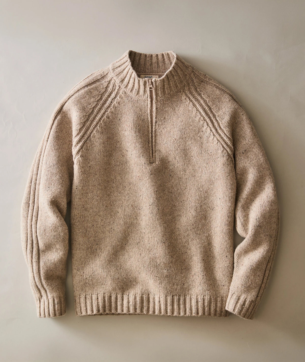 Coastal Merino Quarter Zip - Ryewater