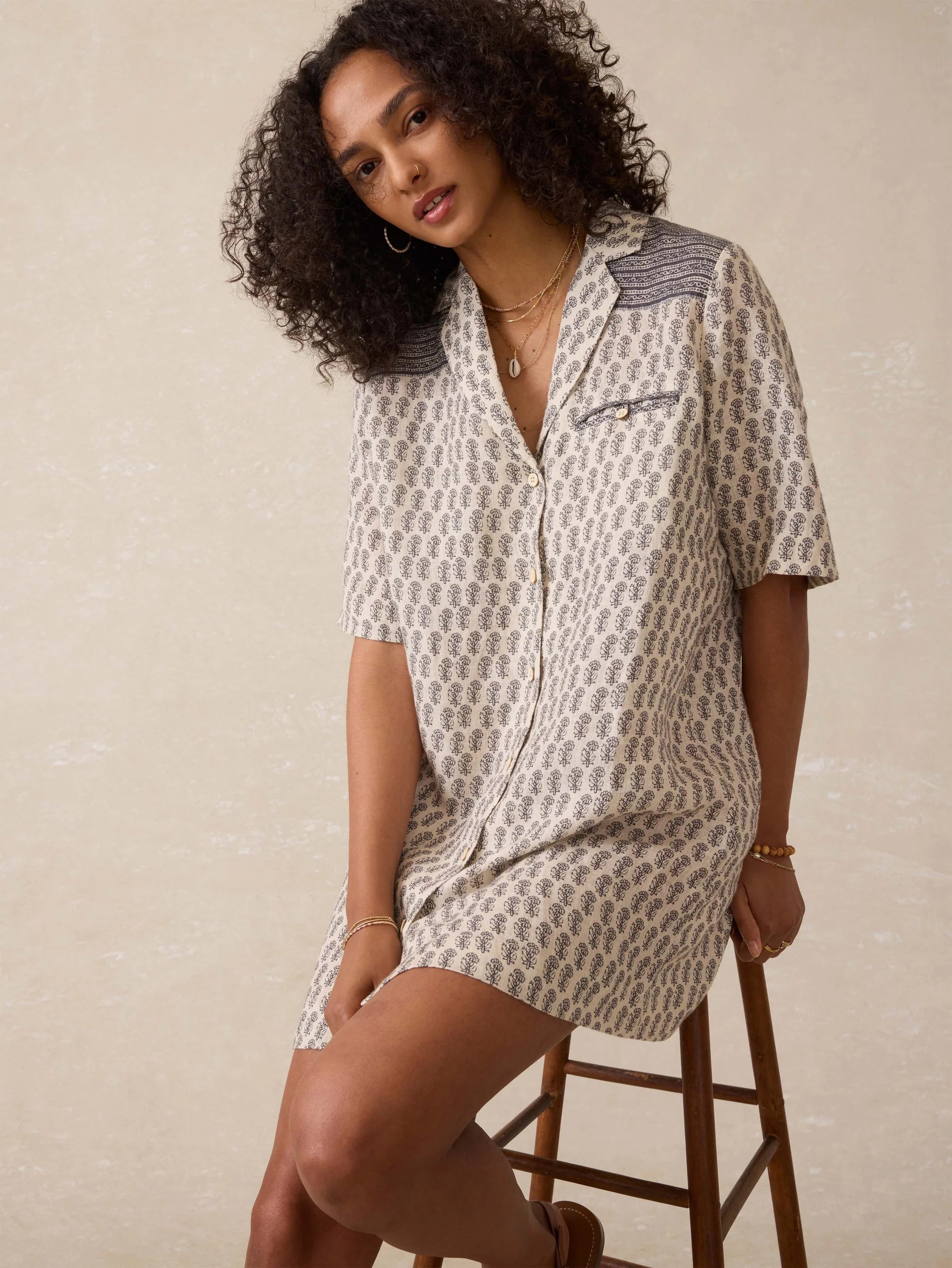 Paradise Point Linen Dress