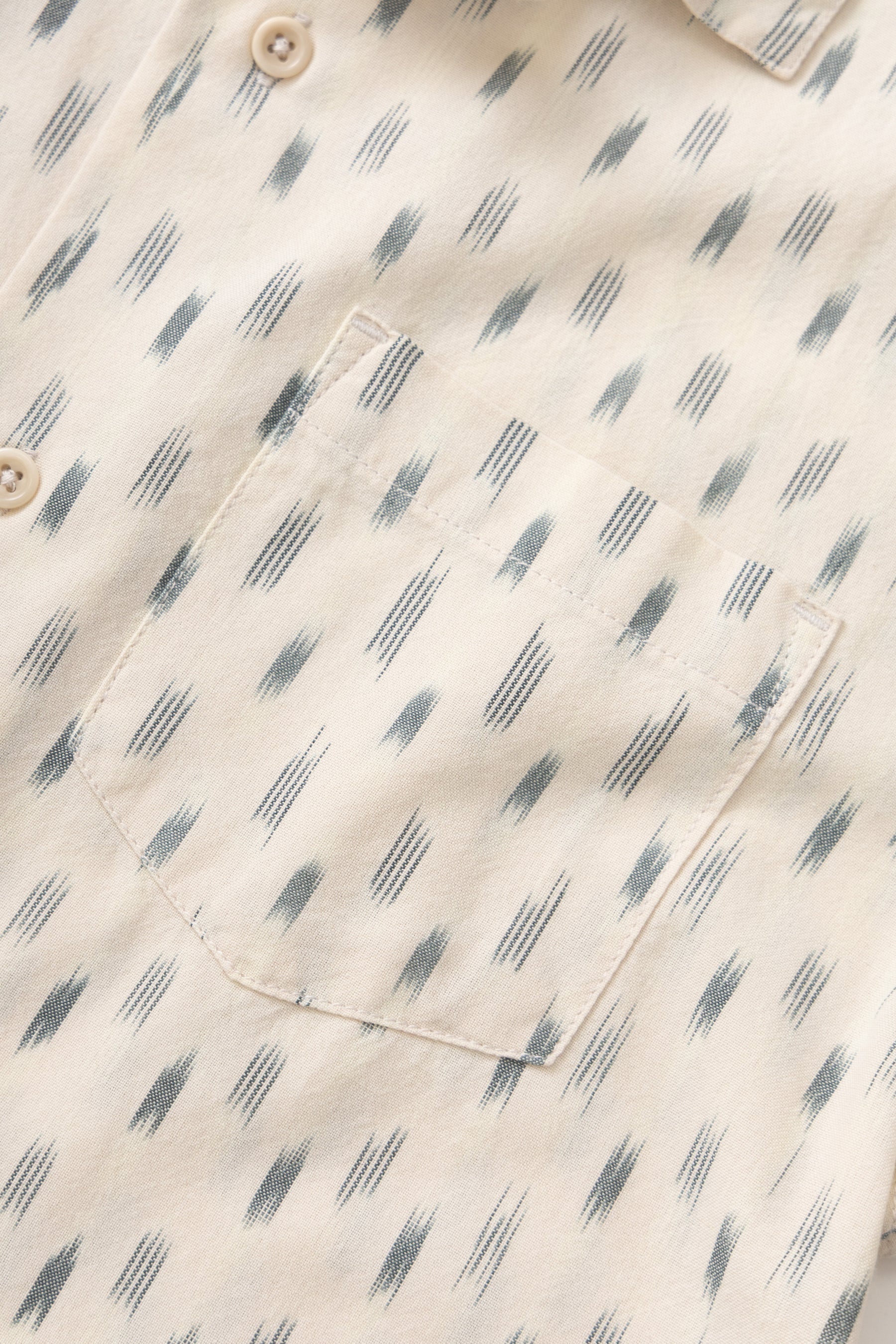 Ikat Shirt - White