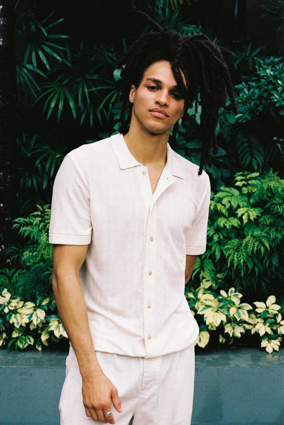 Seawool Sweater Shirt - Neutral Beach Stripe