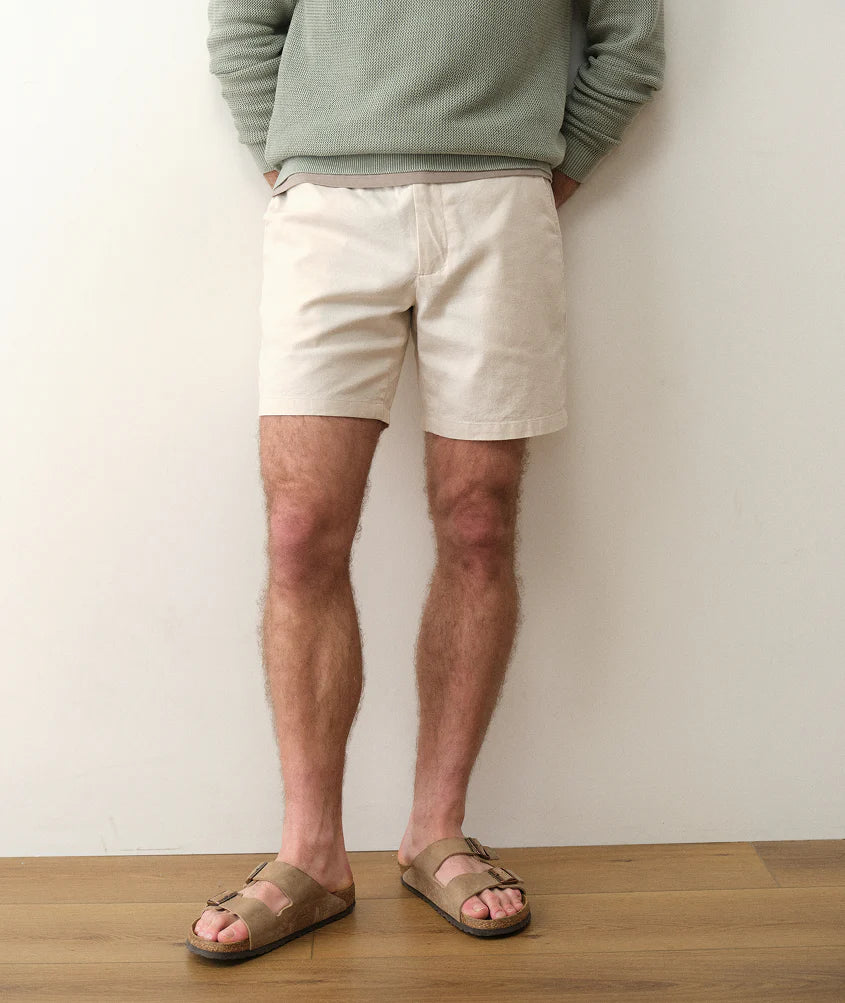 Saturday Hemp Chino Short 7" - Natural