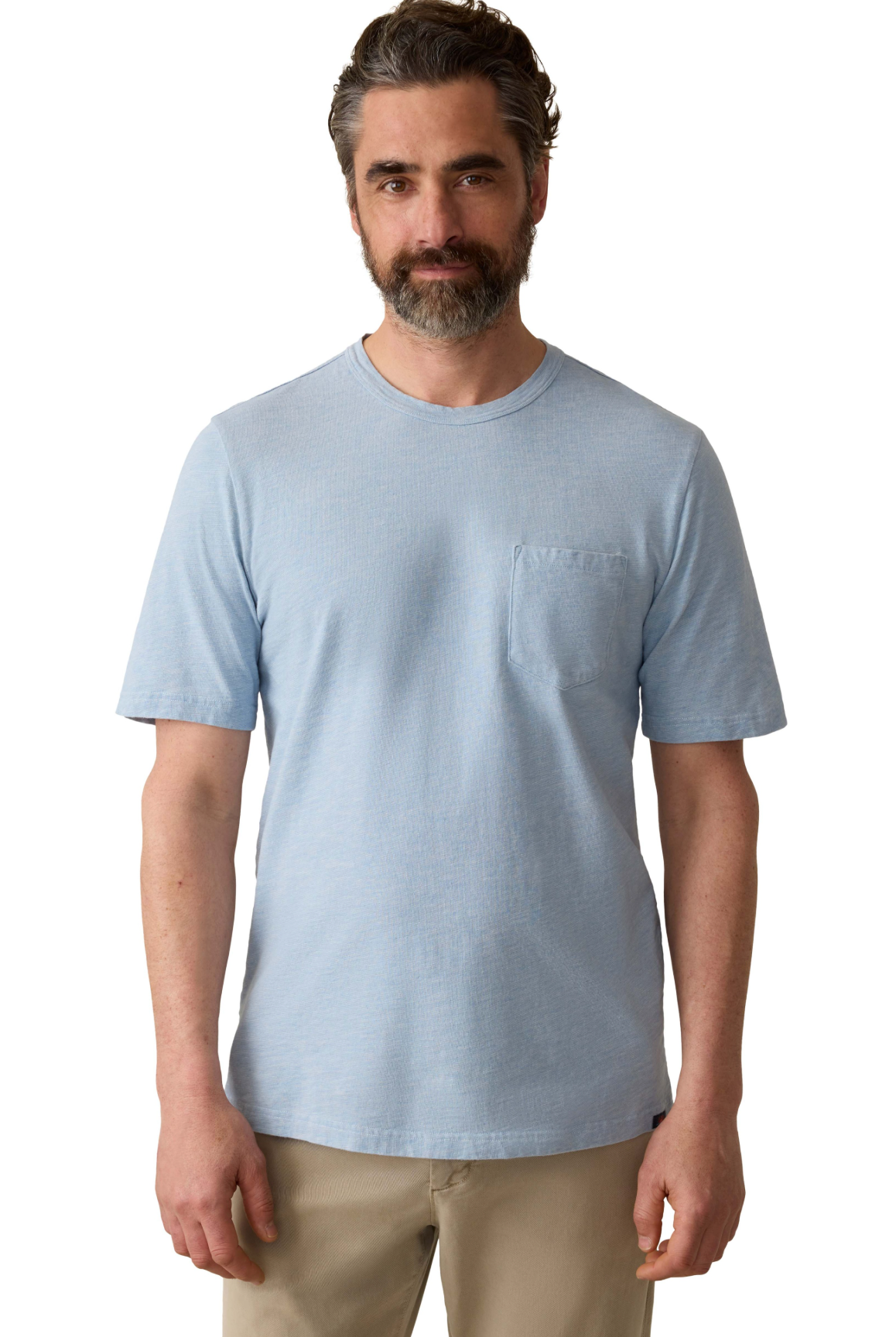 Short-Sleeve Indigo Pocket Tee